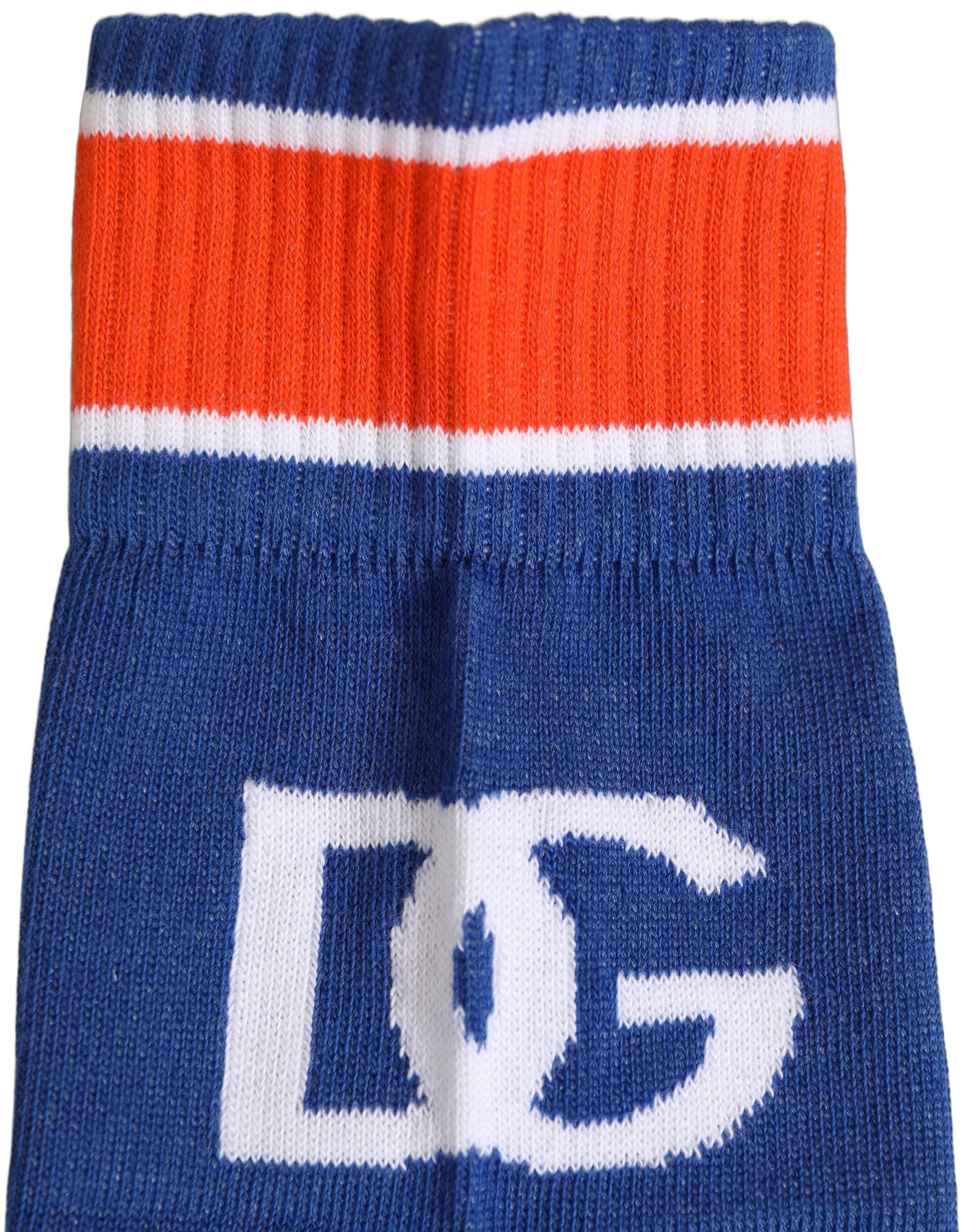 Dolce & Gabbana Men Multicolor Cotton Mid Calf Accessory Socks