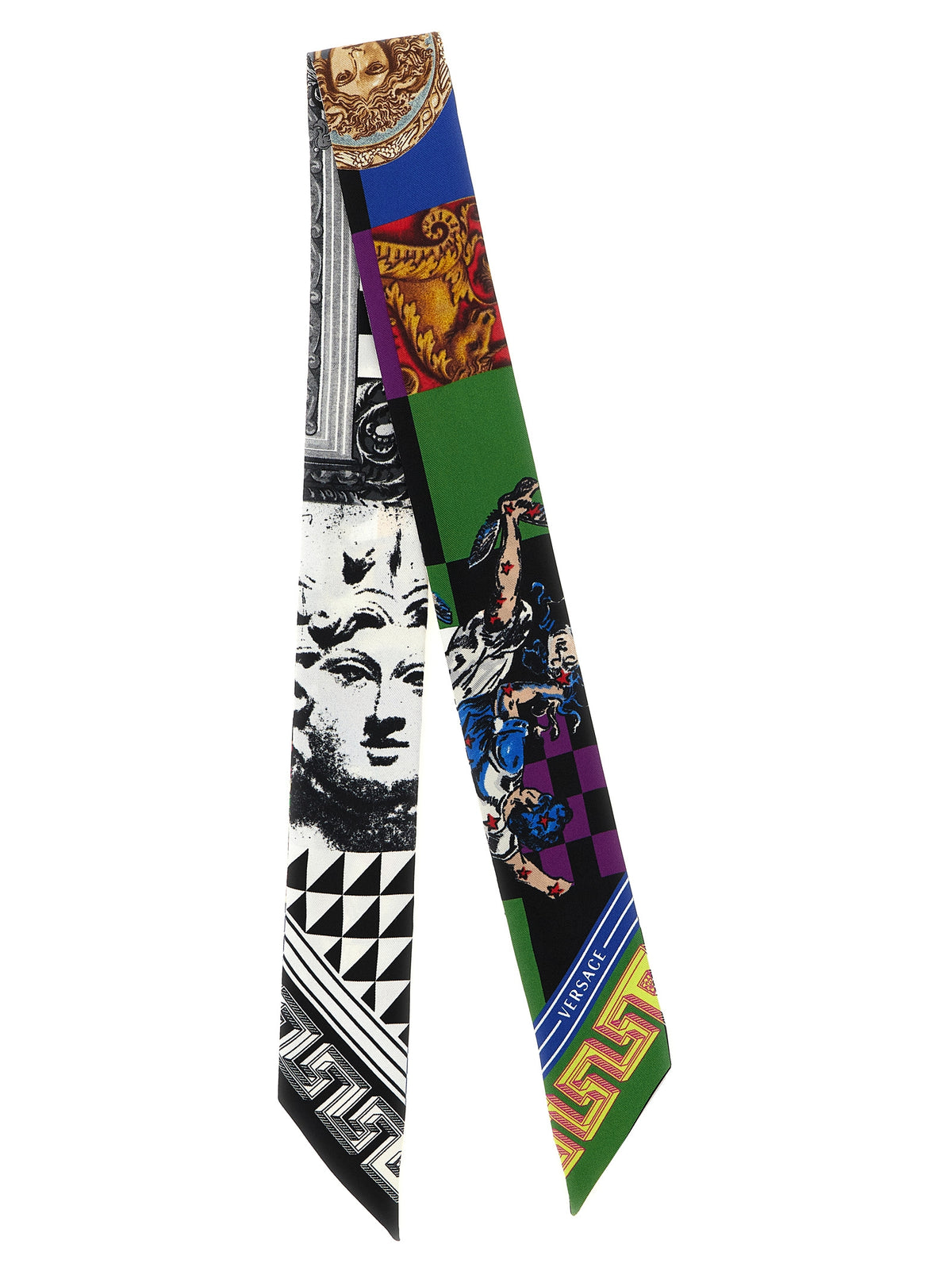 Versace Mehrfarbiger Seidenfoulard