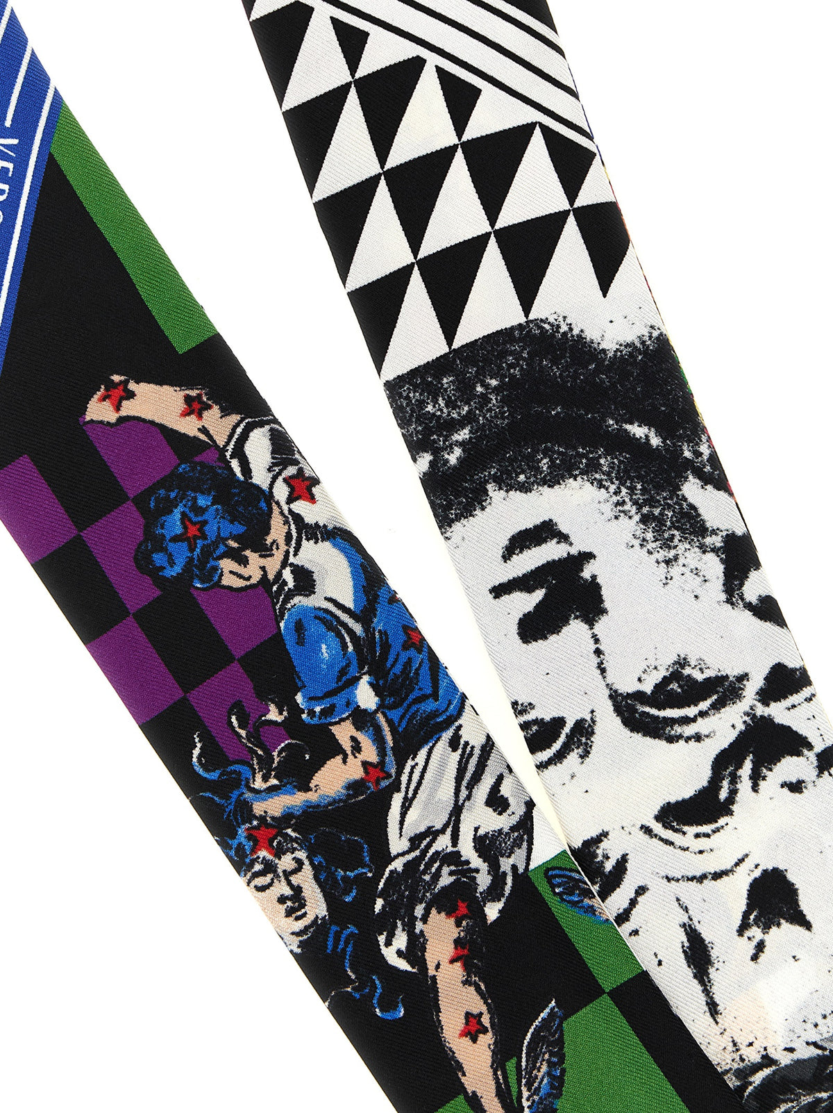 Versace Mehrfarbiger Seidenfoulard