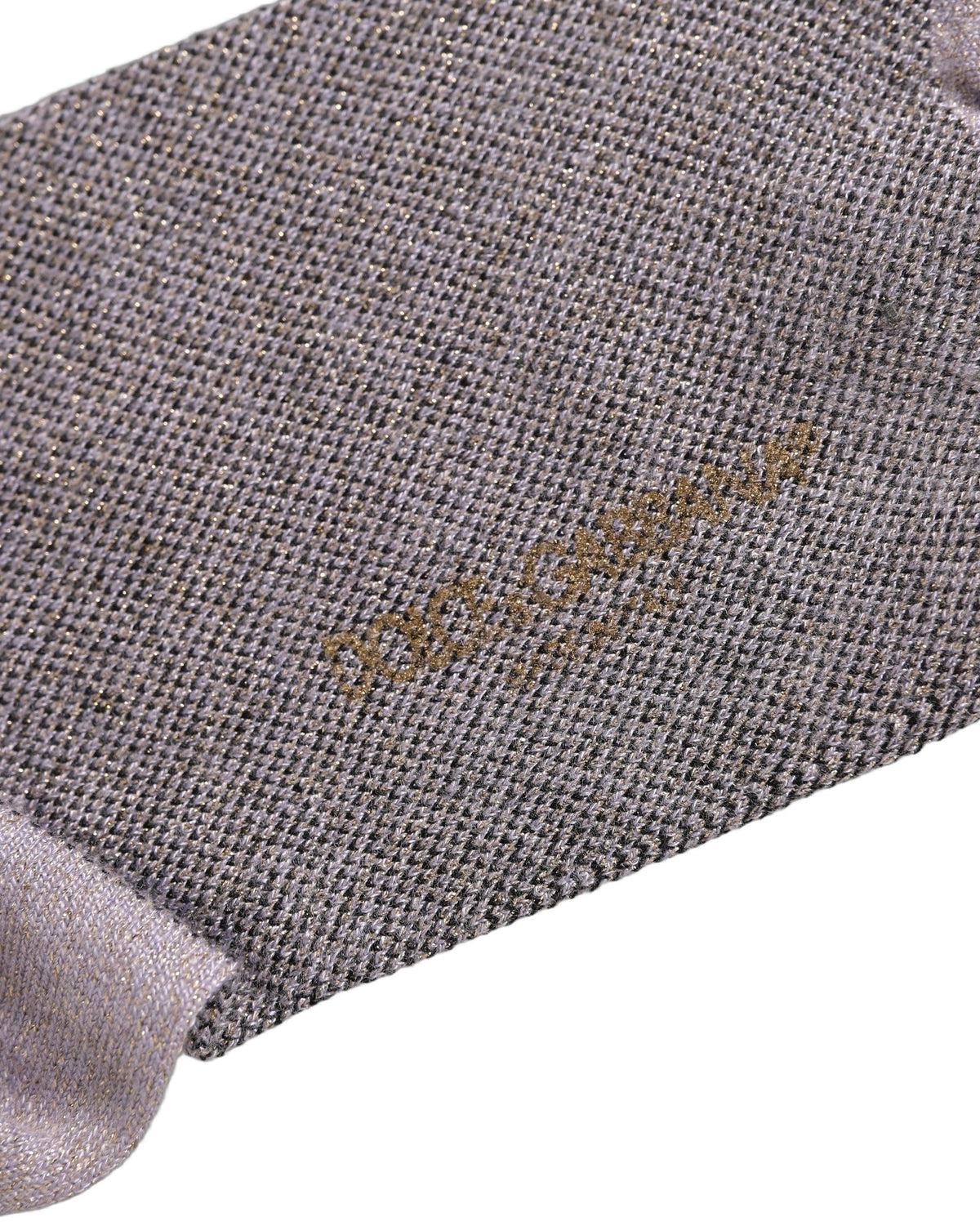Dolce & Gabbana Anthrazitfarbene Logo-Socken für Damen, wadenlang