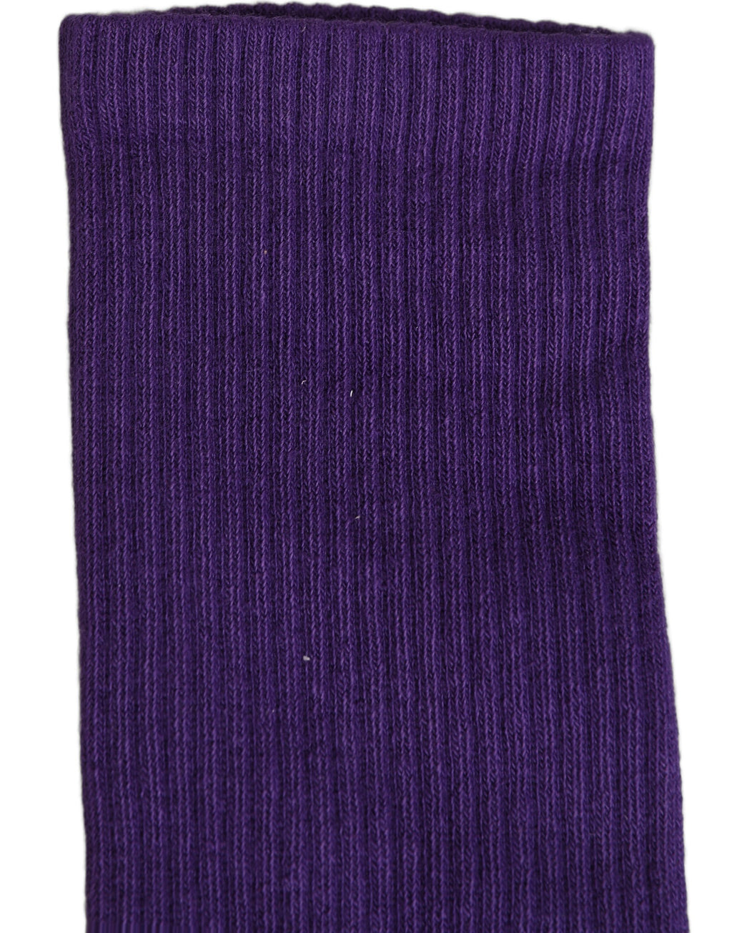 Chaussettes mi-mollet pour femme Dolce & Gabbana en coton violet côtelé