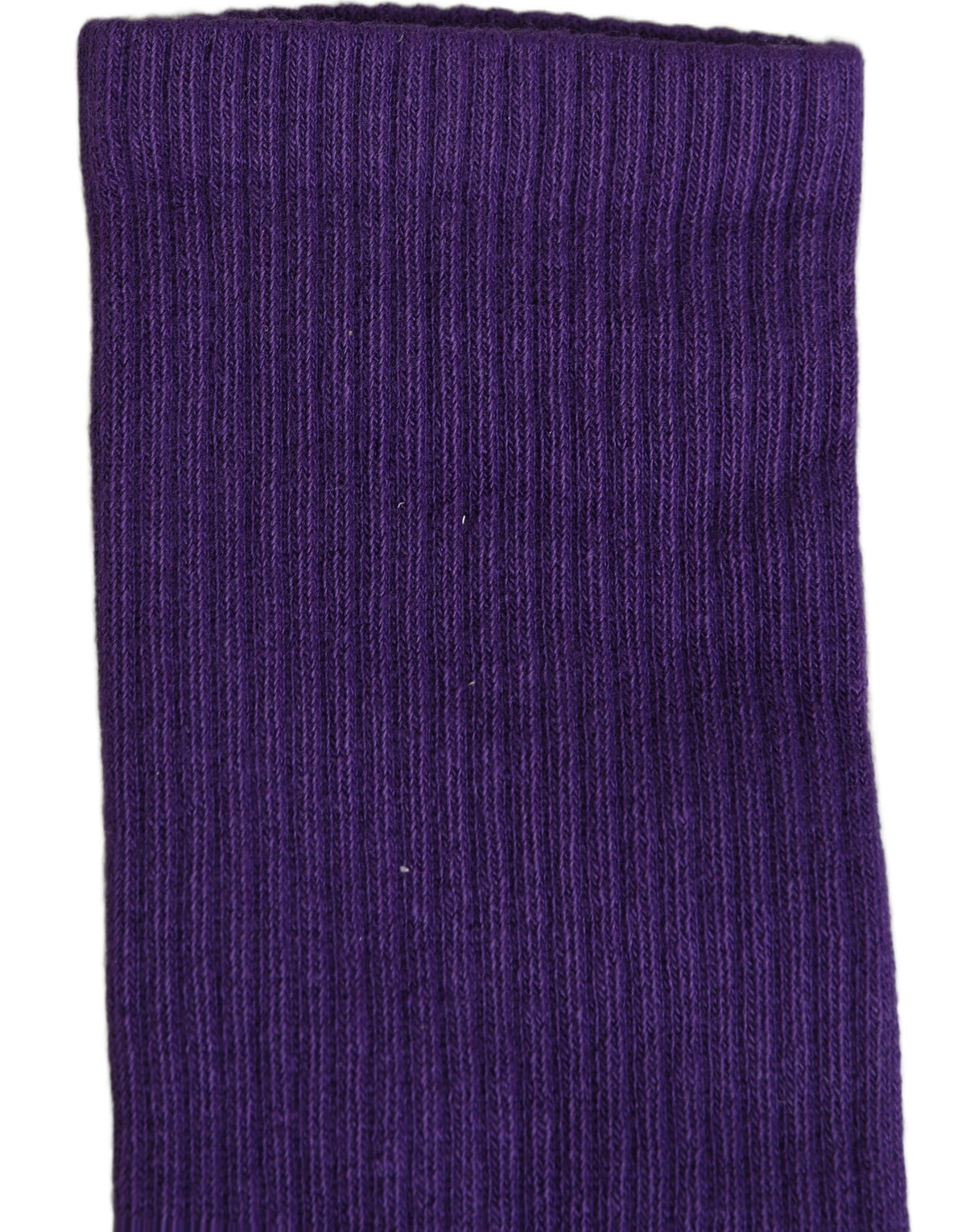 Chaussettes mi-mollet pour femme Dolce & Gabbana en coton violet côtelé