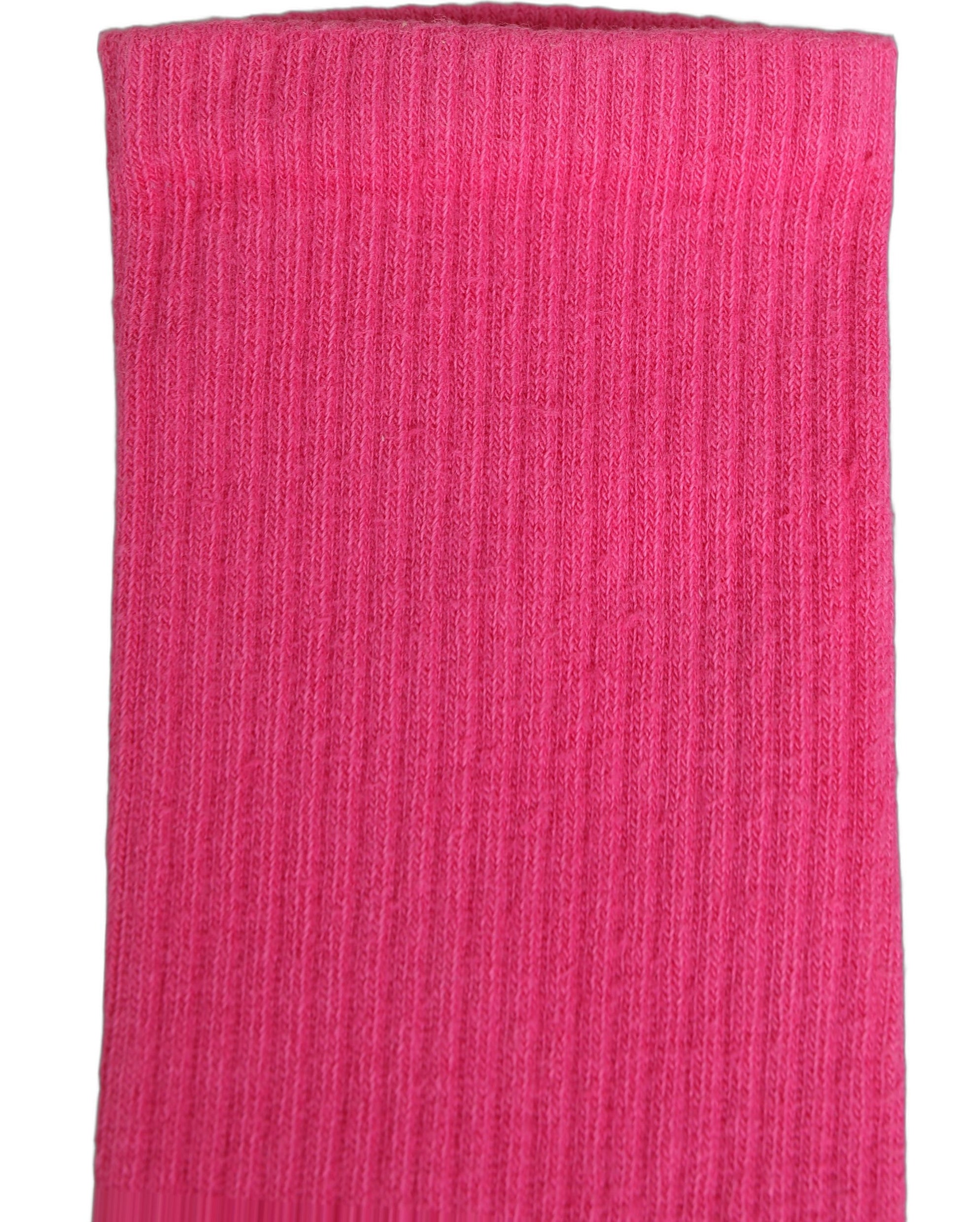 Dolce & Gabbana Pink Cotton Ribbed Mid Calf Women Accessory Socks
