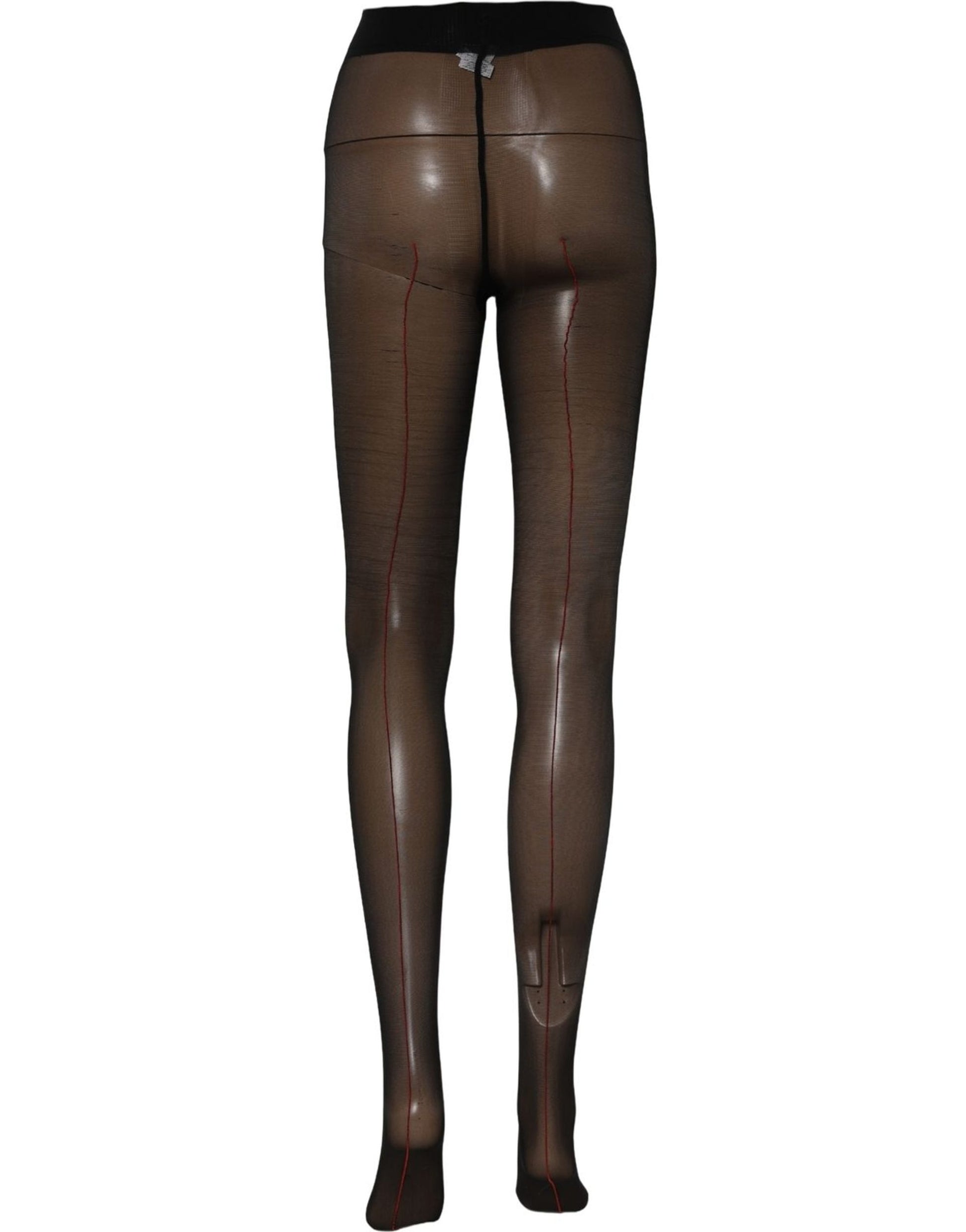 Dolce & Gabbana Black Nylon Tights Stocking Pantyhose Socks