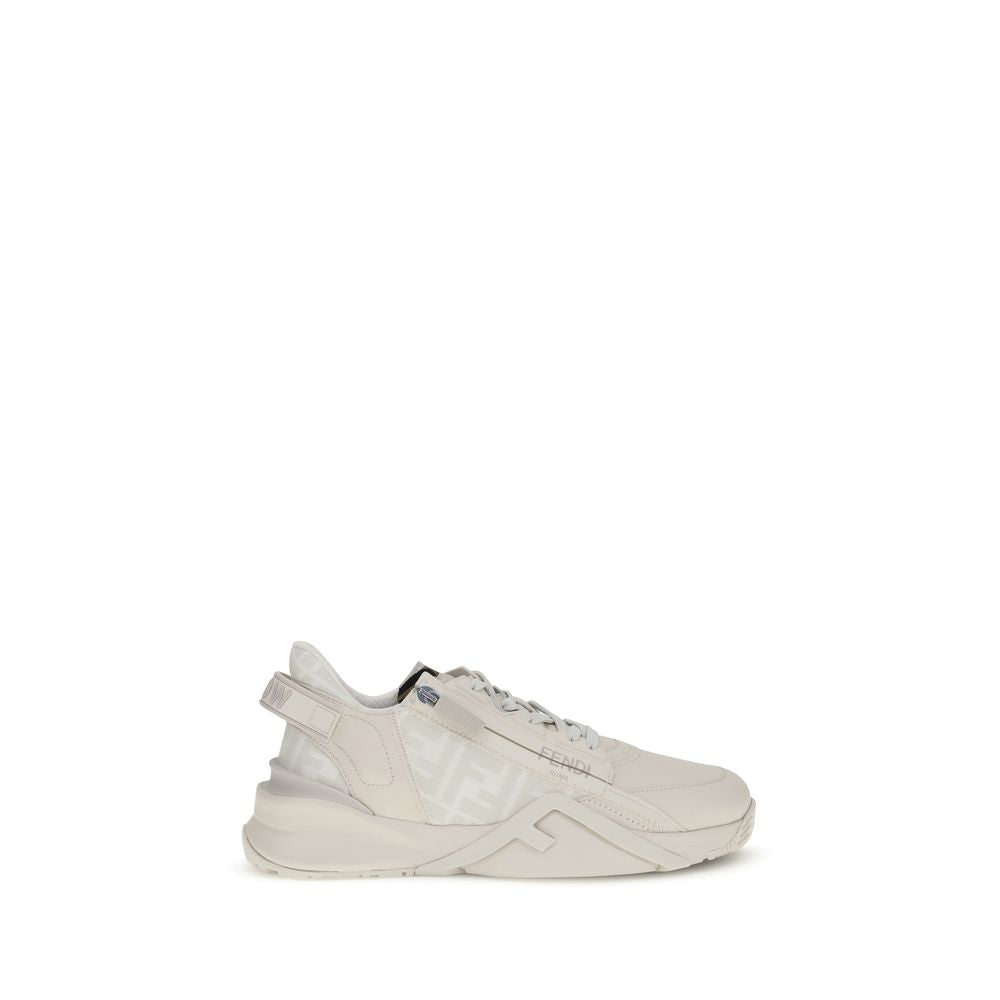 Fendi Weiße Kalbsleder Bos Taurus Athletics-Sneaker