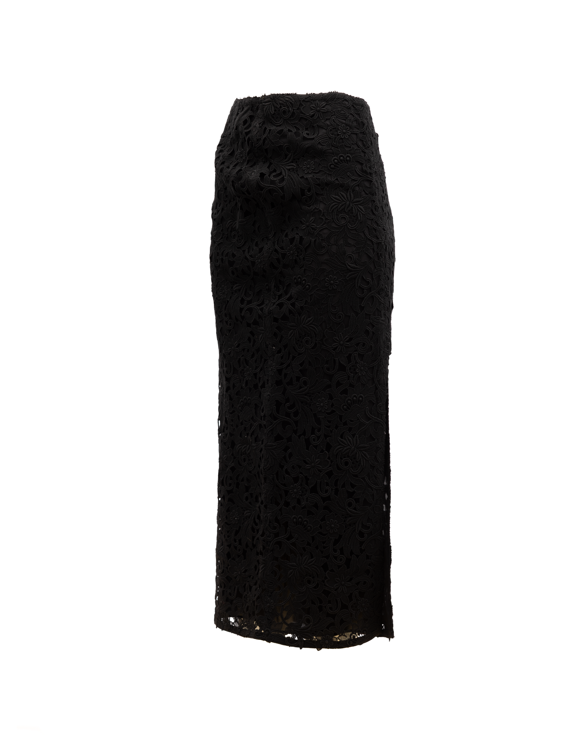 Valentino Garavani Women Midi Skirt with Floral Lace