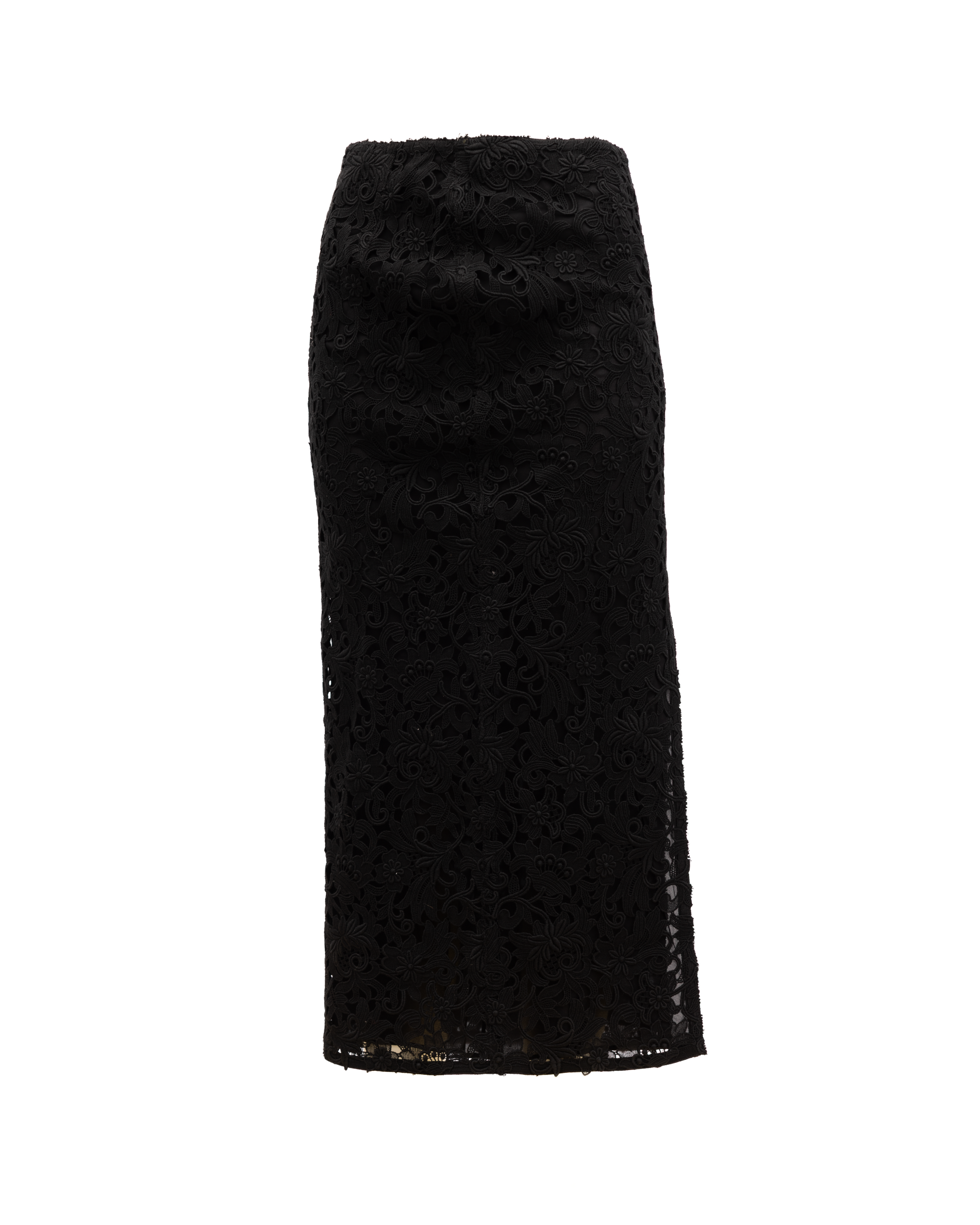 Valentino Garavani Women Midi Skirt with Floral Lace