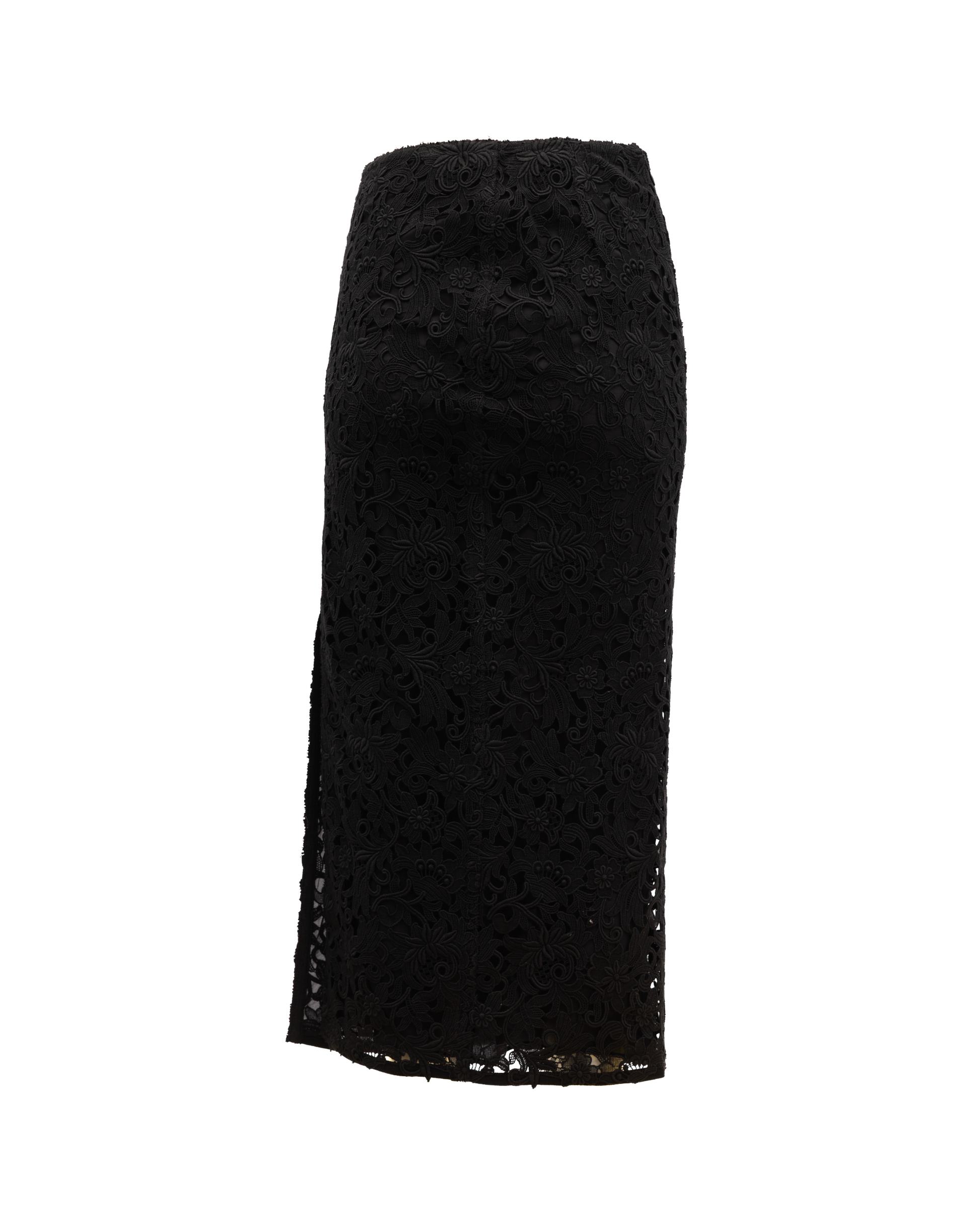 Valentino Garavani Women Midi Skirt with Floral Lace