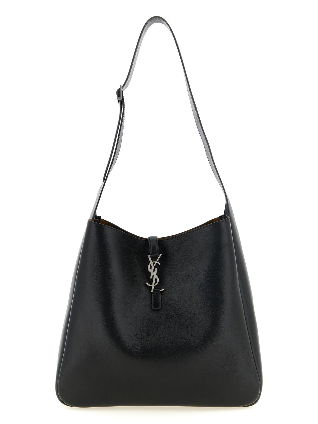 Saint Laurent Black Calfskin Shoulder Bag