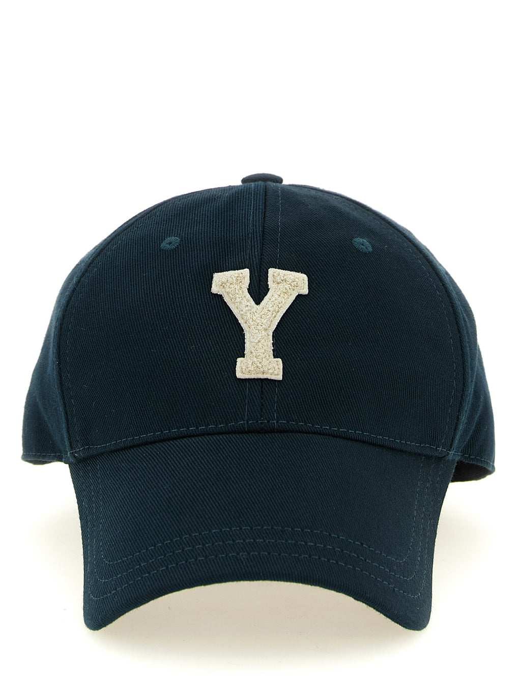 Saint Laurent Bicolor Cotton Cap (Baseball Hat)
