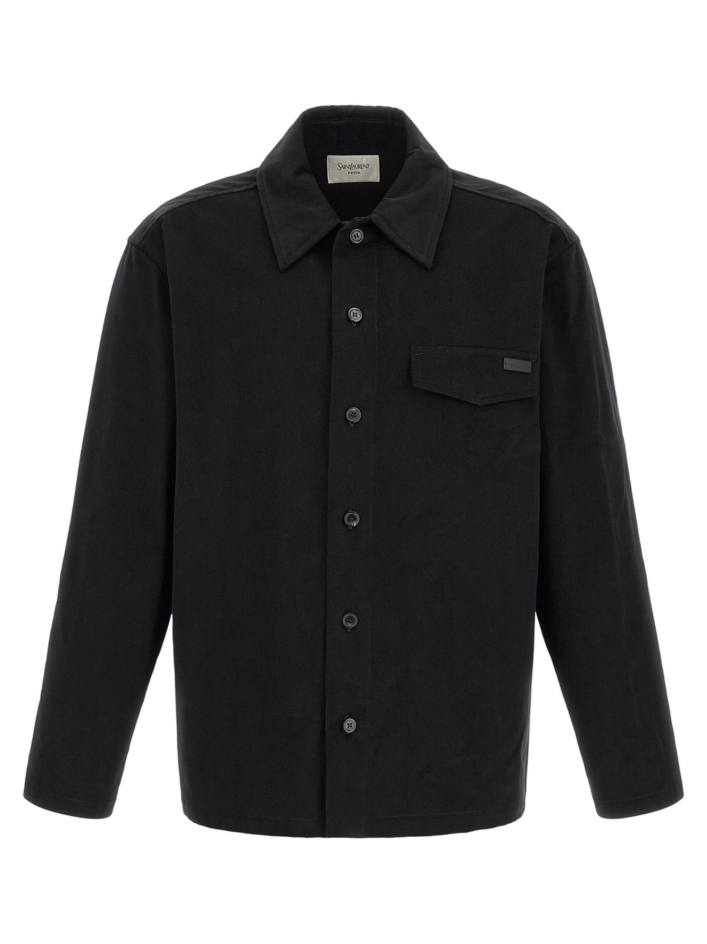 Saint Laurent Black Cotton Blouse