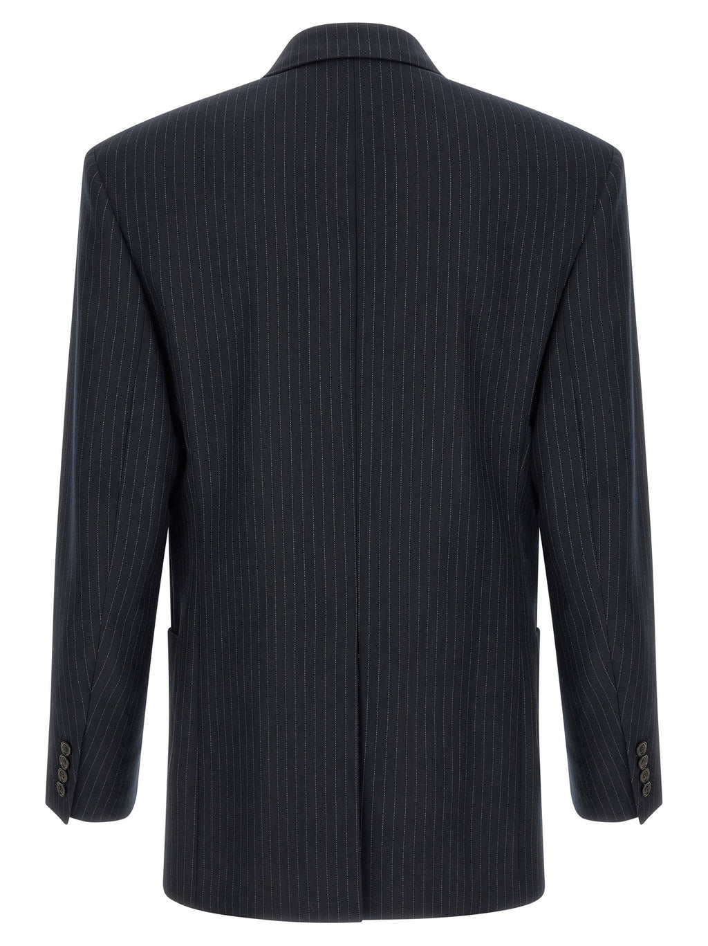 Saint Laurent Blue Wool Blazer