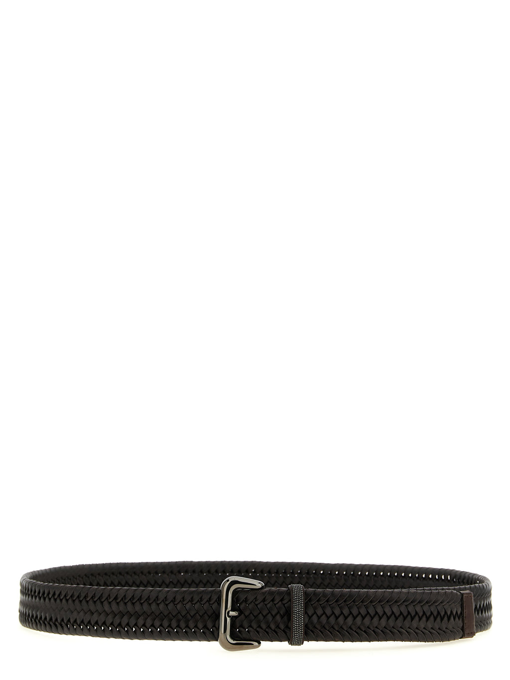 Brunello Cucinelli Brown Leather Regular Belt