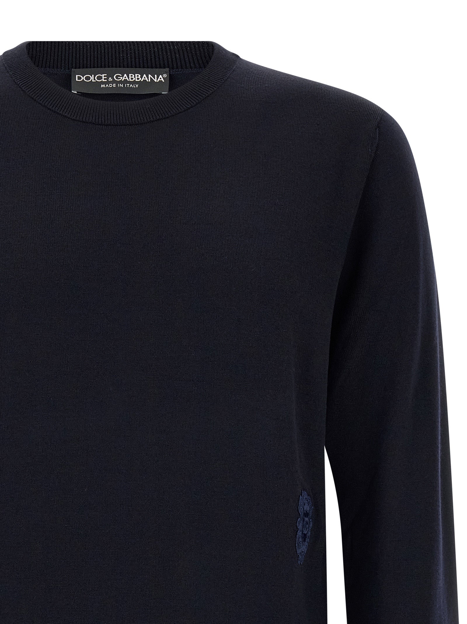 Dolce & Gabbana Blue Virgin Wool Cardigan