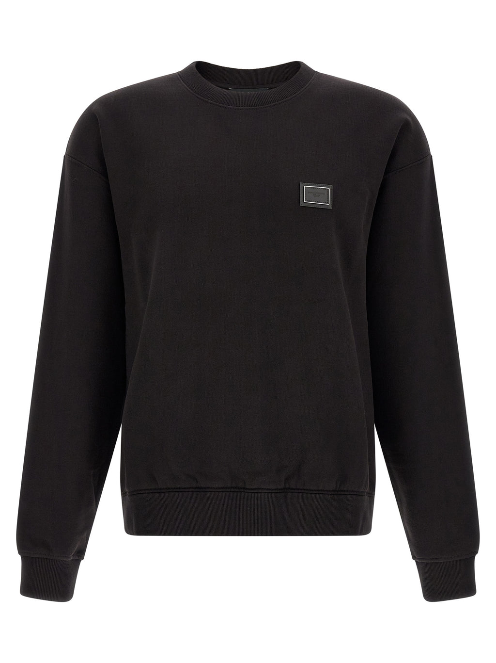 Dolce & Gabbana Black Cotton Sweatshirt