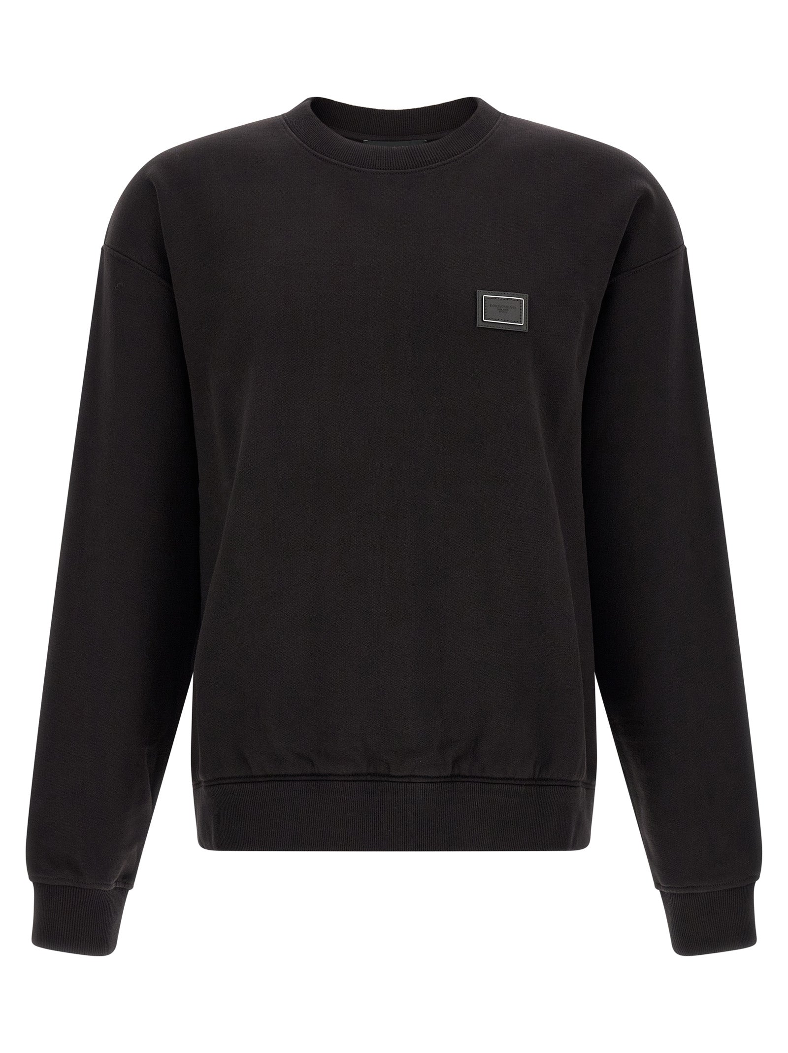 Dolce & Gabbana Black Cotton Sweatshirt