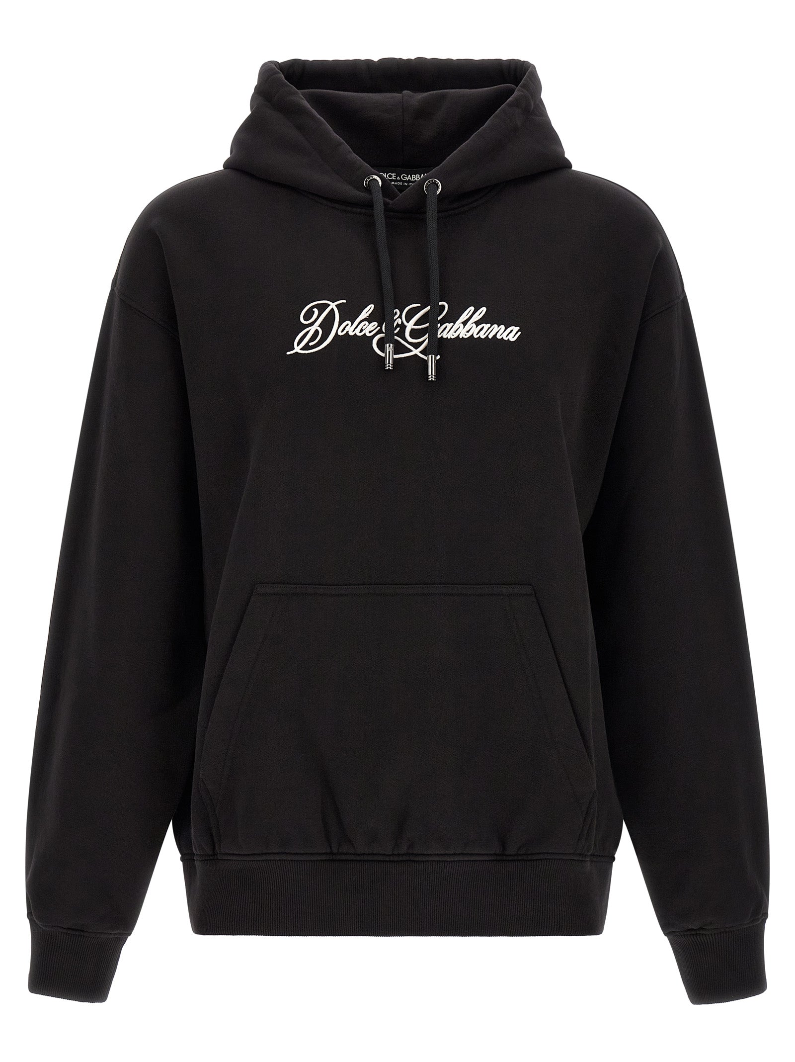 Dolce & Gabbana Black Cotton Sweatshirt