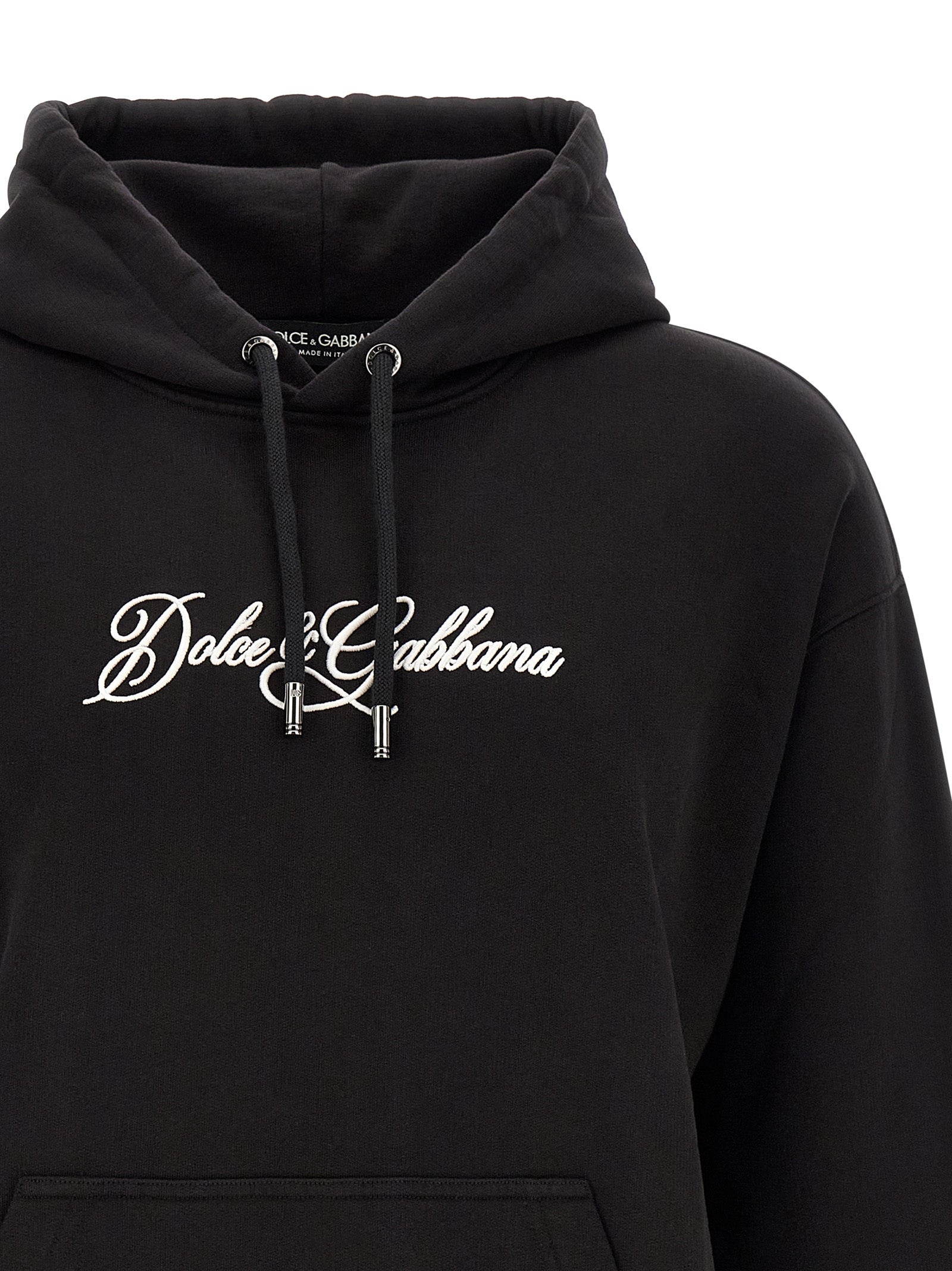 Dolce & Gabbana Black Cotton Sweatshirt