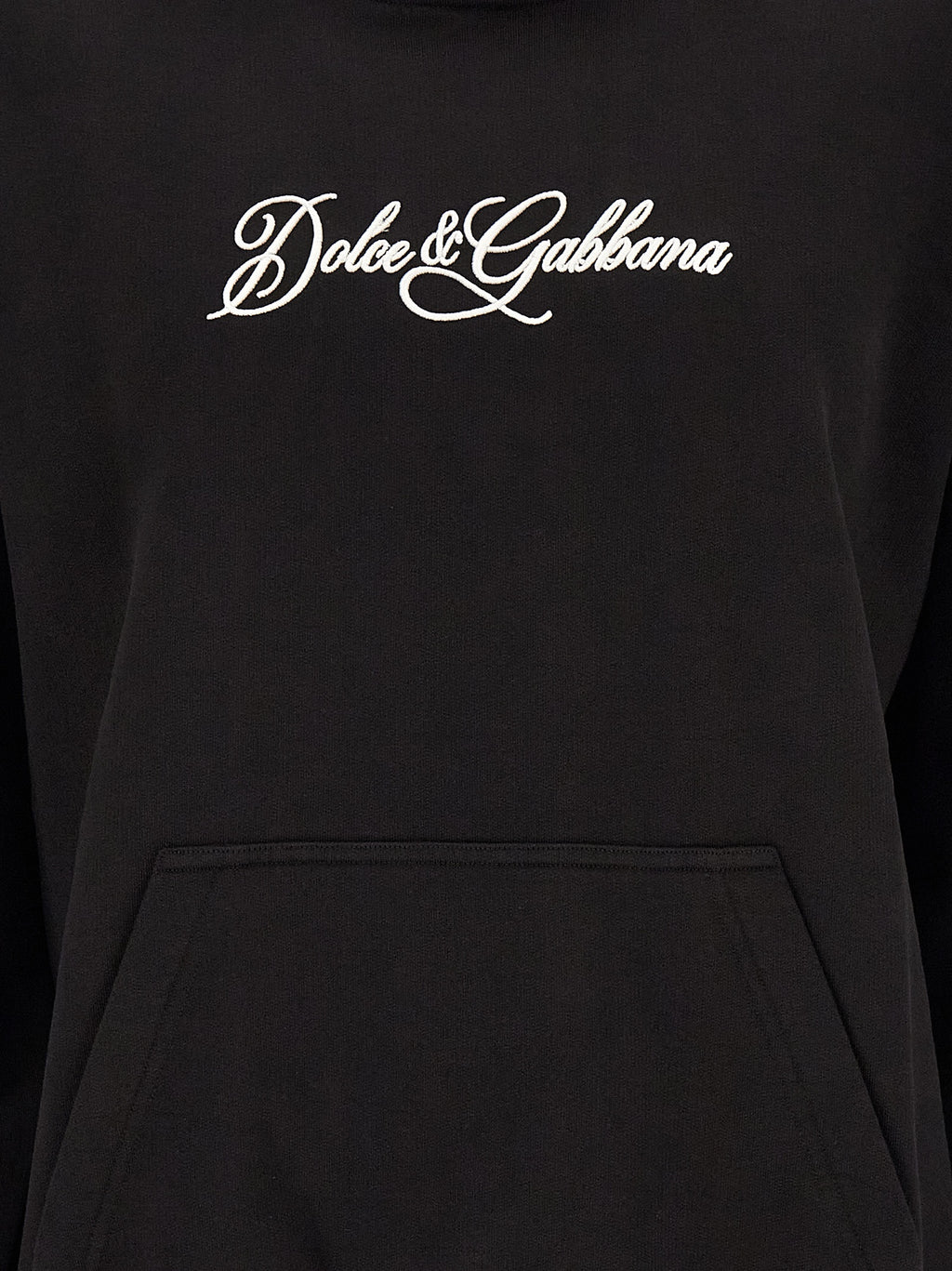 Dolce & Gabbana Black Cotton Sweatshirt