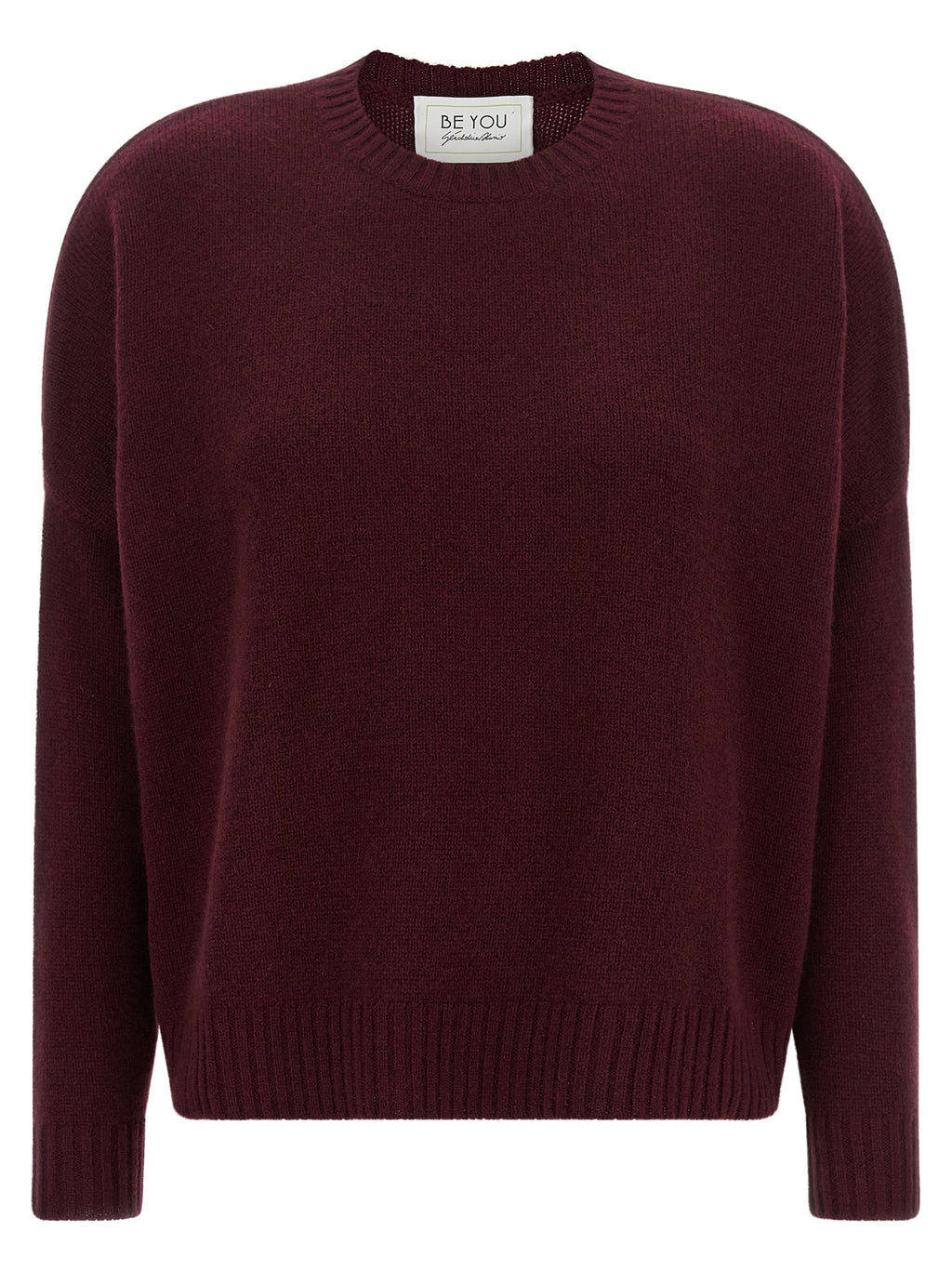 BE YOU Kaschmir-Cardigan in Bordeaux
