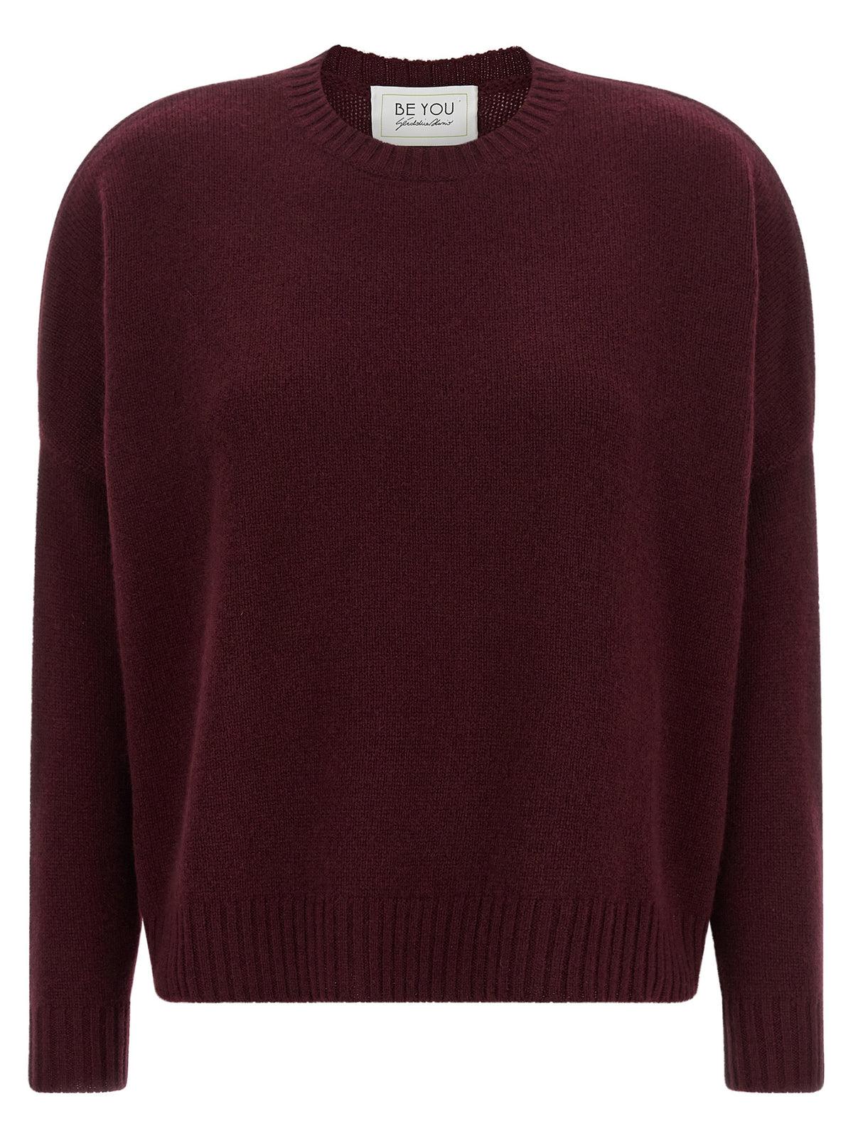 BE YOU Kaschmir-Cardigan in Bordeaux