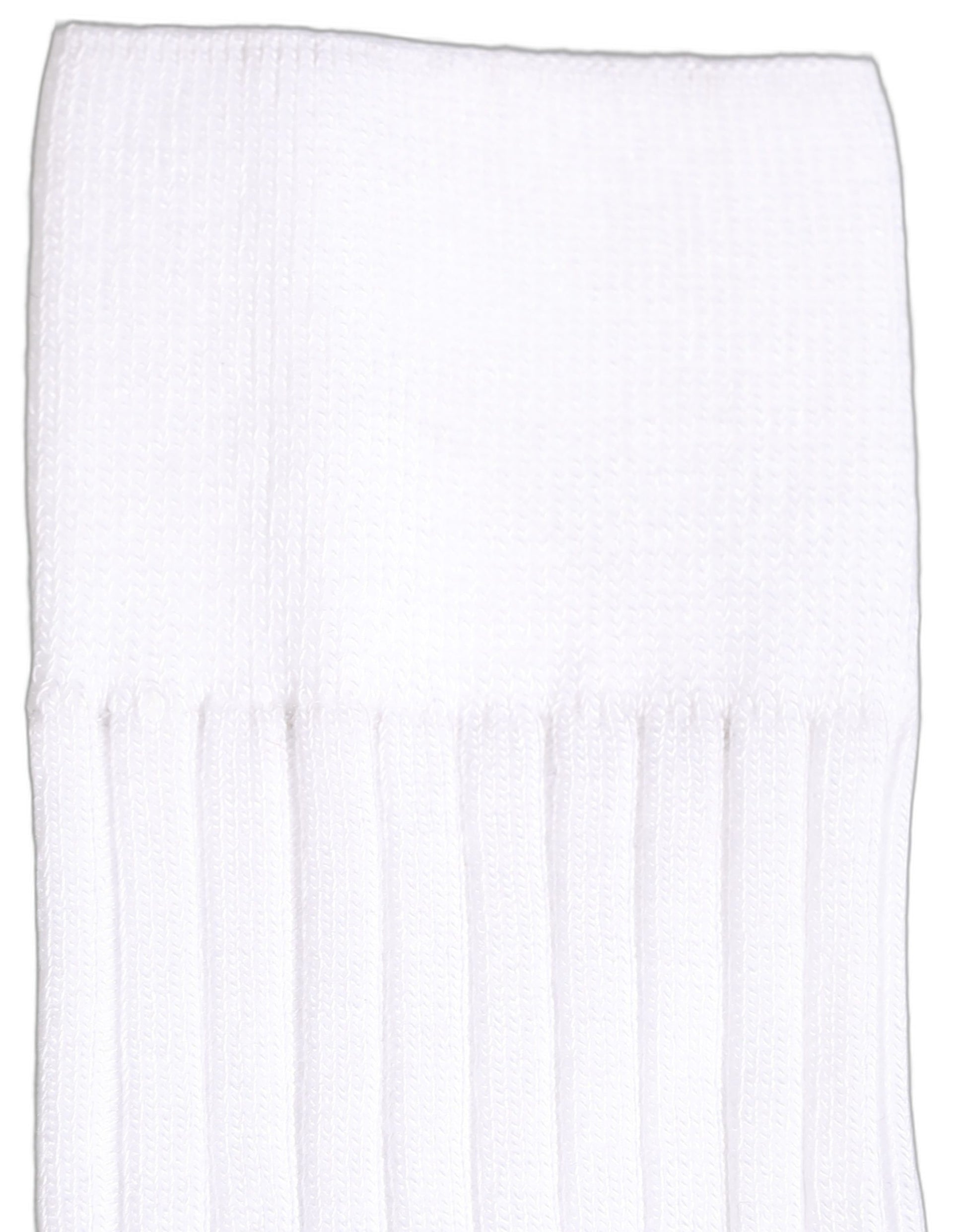 Dolce & Gabbana White Cotton Ribbed Logo Over The Calf Women Socks