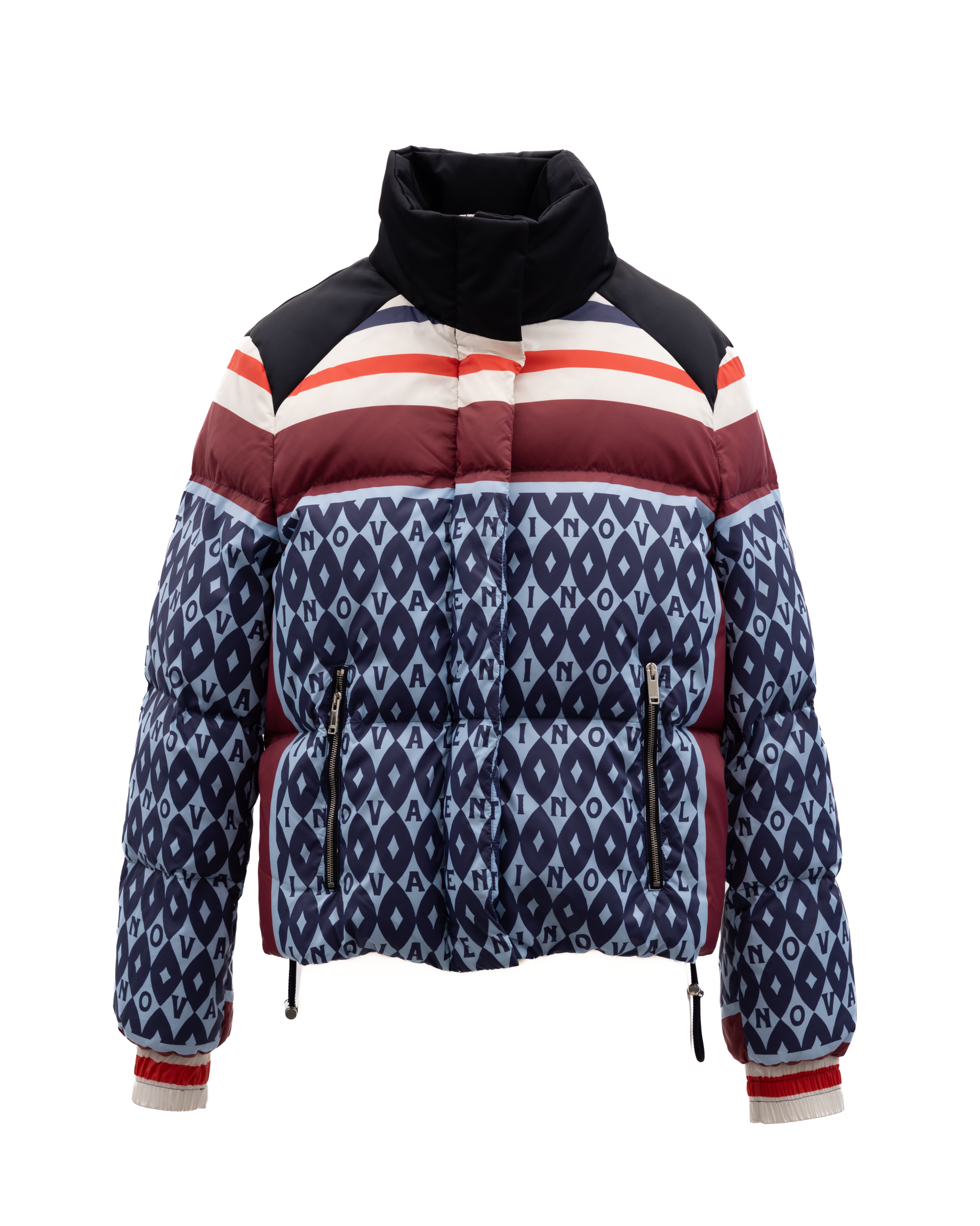 Valentino Garavani Women Wool Coat in Burgundy