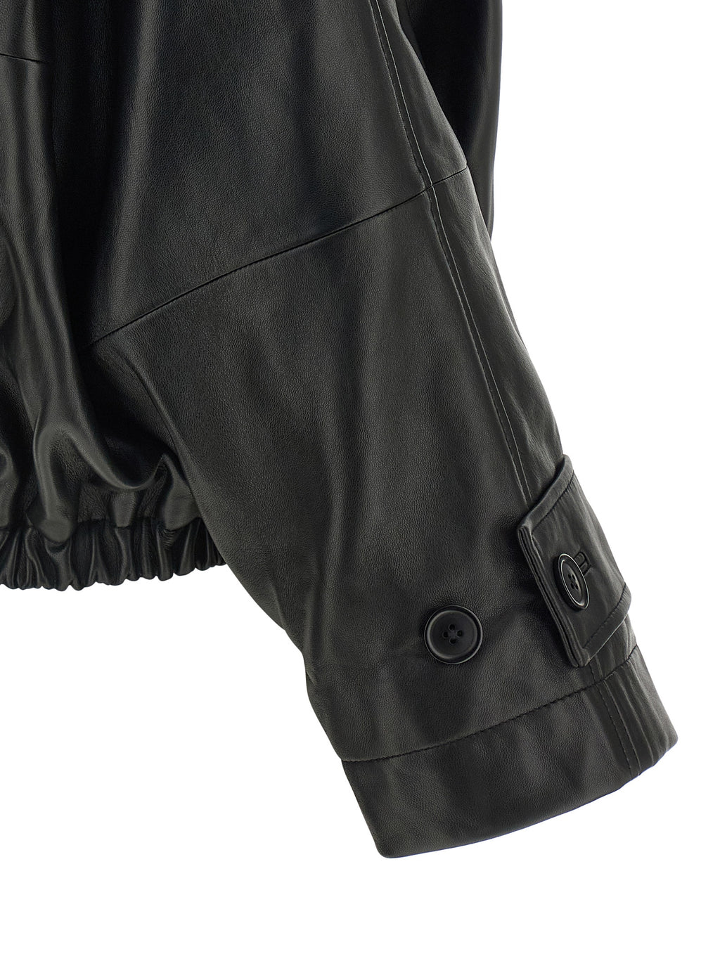 Rohe Black Lamb Leather Leather Jacket