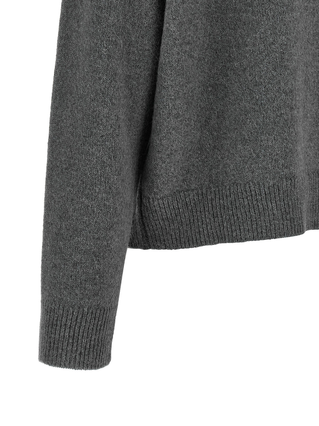 Peserico Gray Wool Cardigan