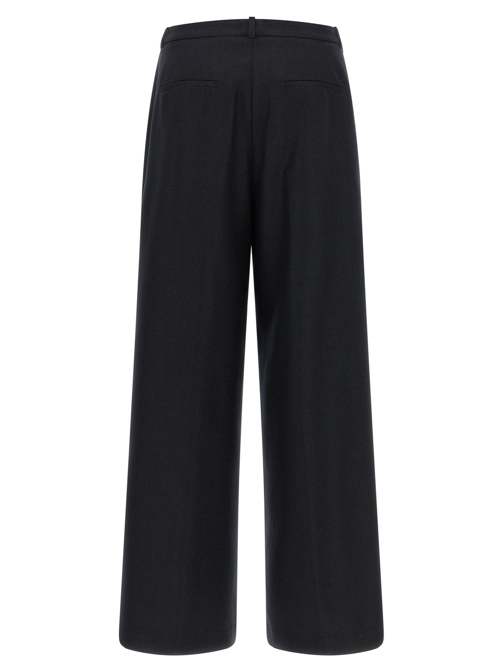 Peserico Blue Virgin Wool Casual Pants