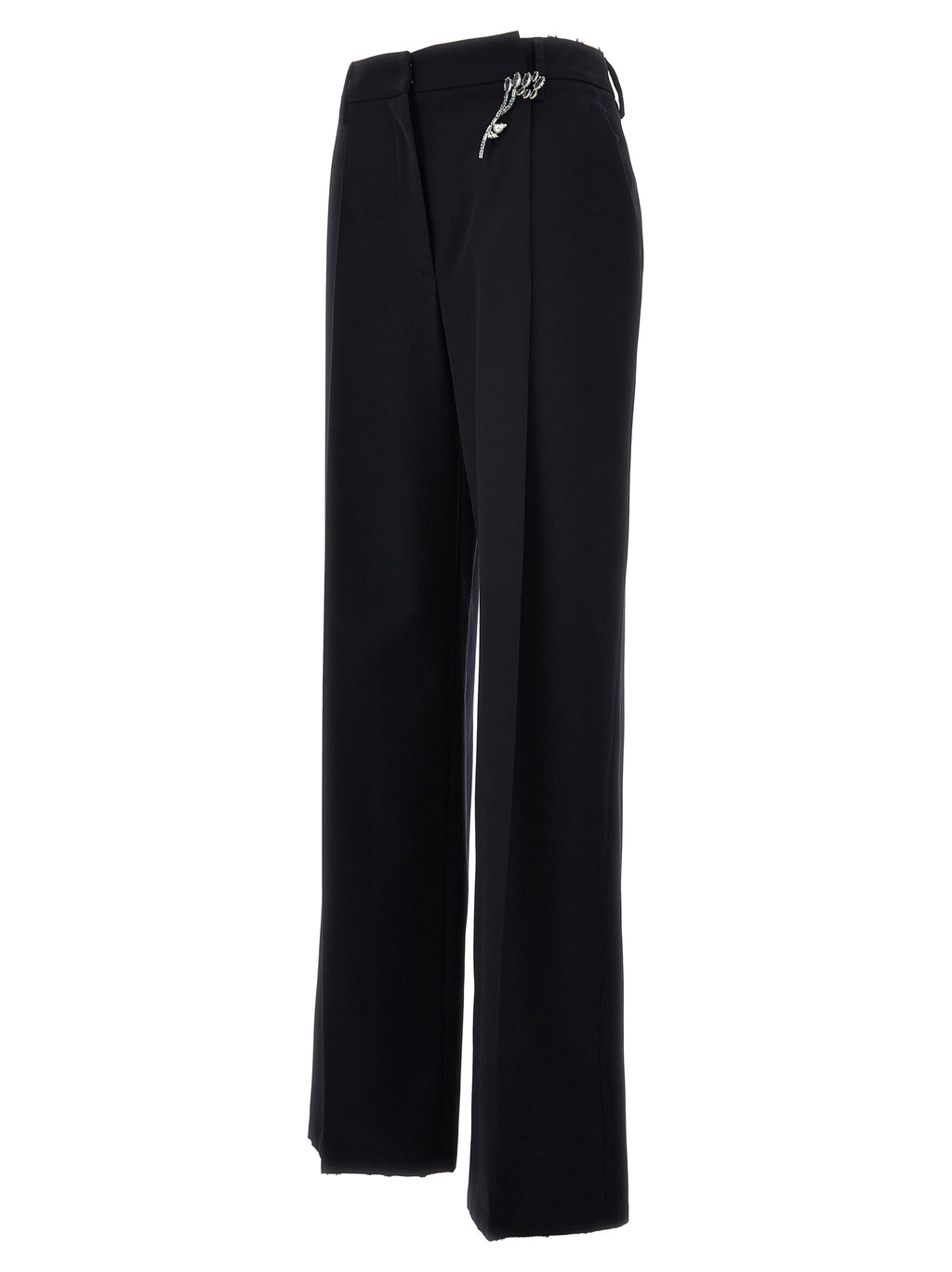 Prada Blue Wool Casual Pants