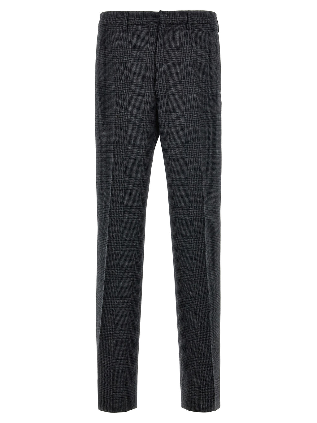 Prada Gray Virgin Wool Dress Pants