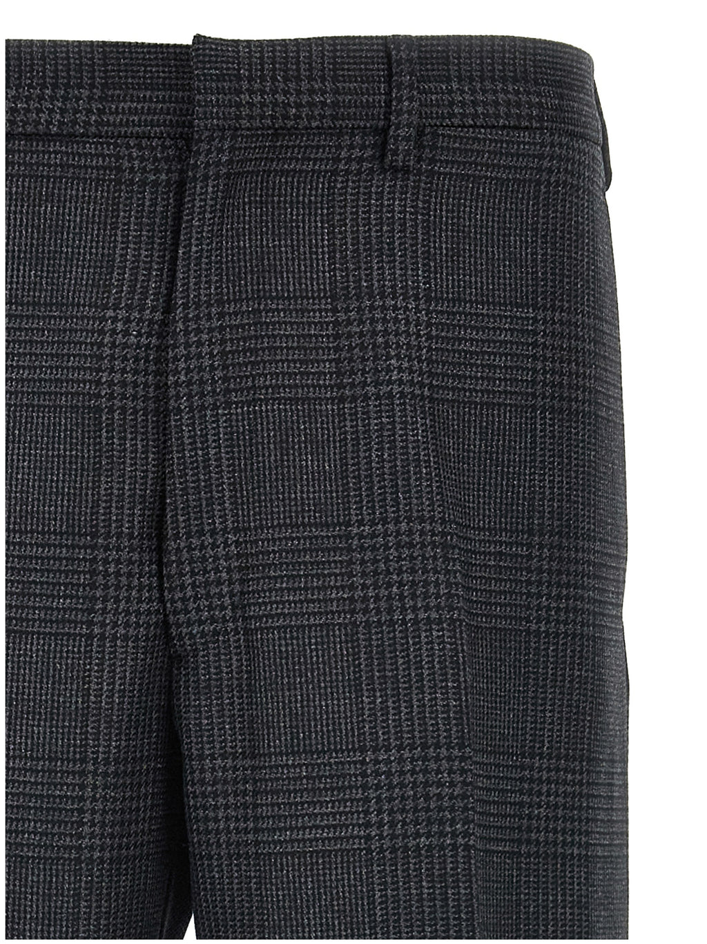 Prada Gray Virgin Wool Dress Pants