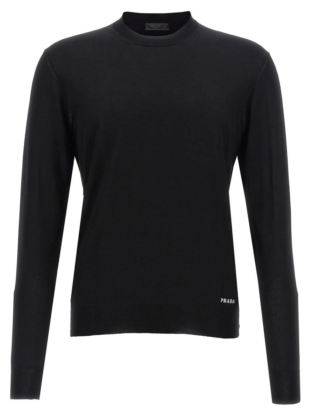 Prada Black Silk Cardigan