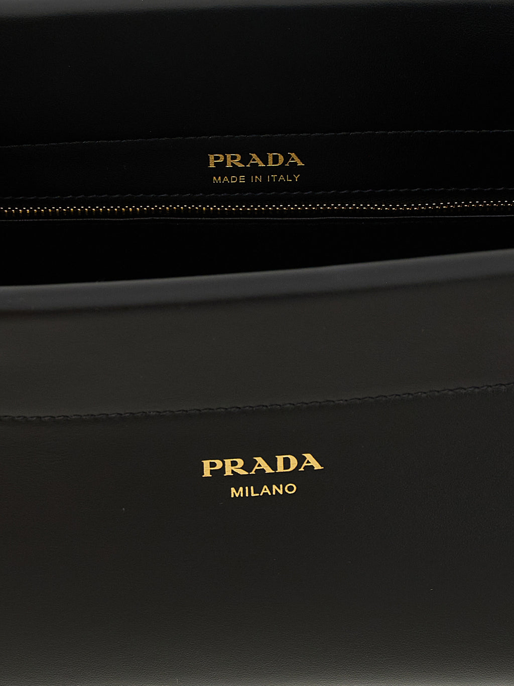 Prada Black Calfskin Shoulder Bag