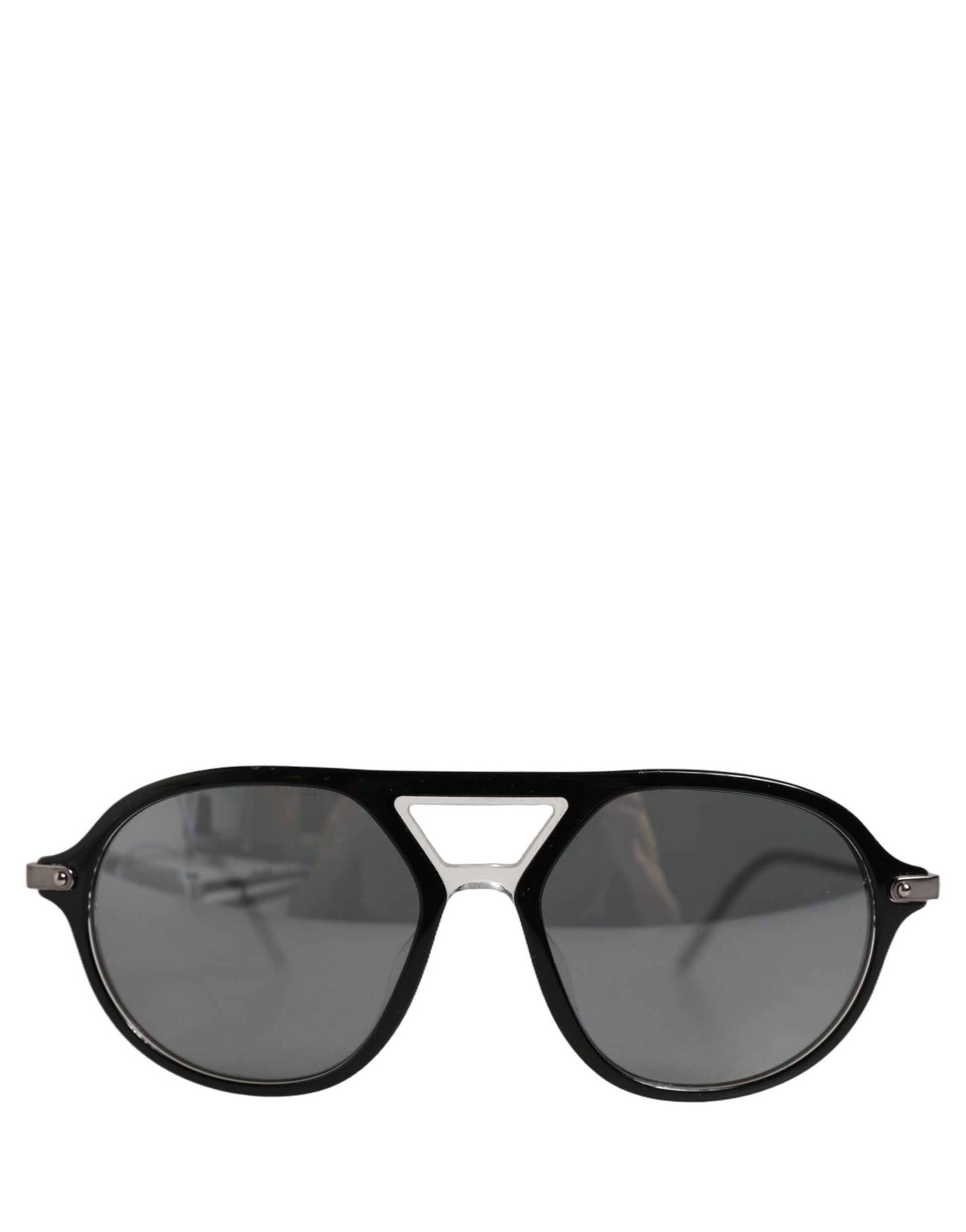 Dolce & Gabbana Black Acetate Frame DG4343F Bridge Detail Sunglasses