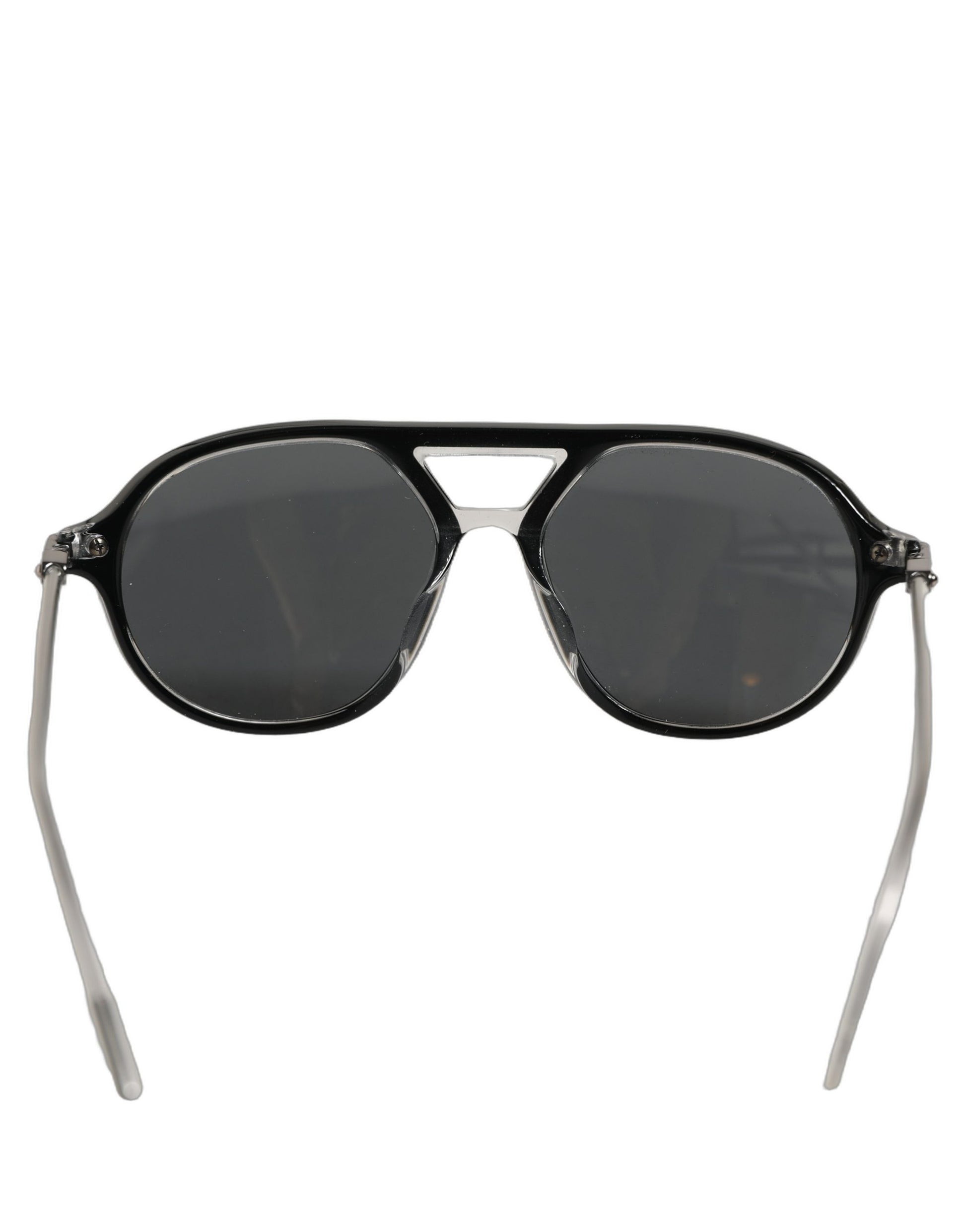 Dolce & Gabbana Black Acetate Frame DG4343F Bridge Detail Sunglasses