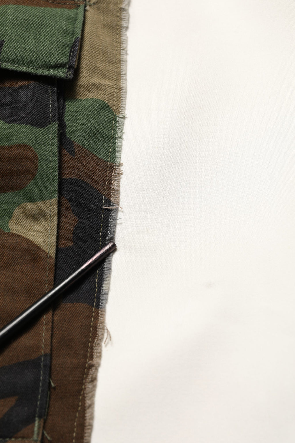 Dolce & Gabbana White Camouflage Patchwork Sweatpants Pants