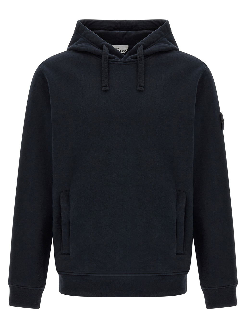 Stone Island Blue Cotton Sweatshirt