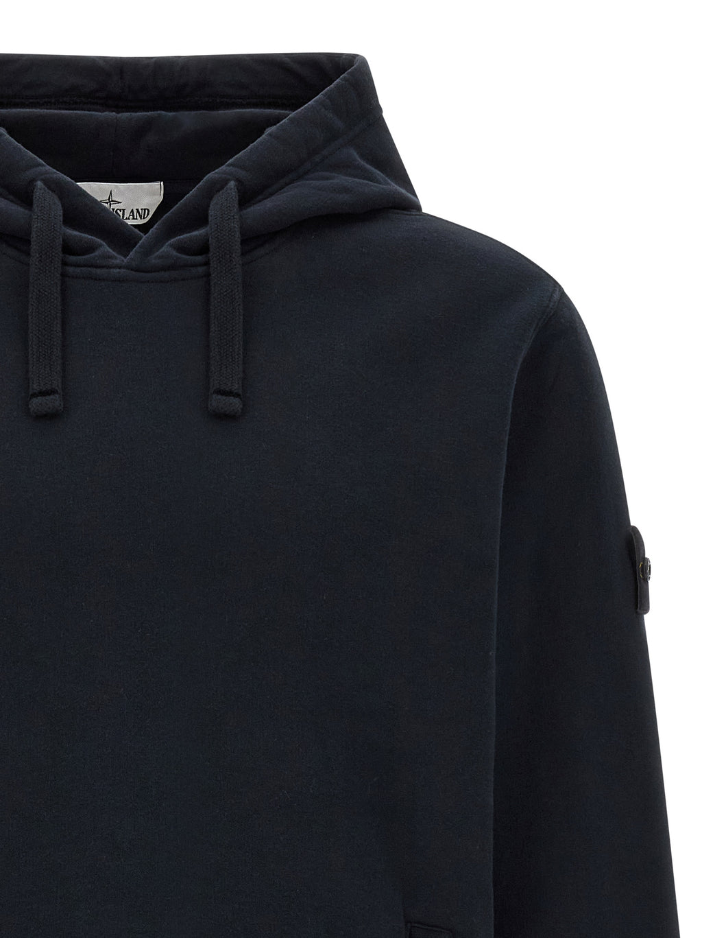 Stone Island Blue Cotton Sweatshirt