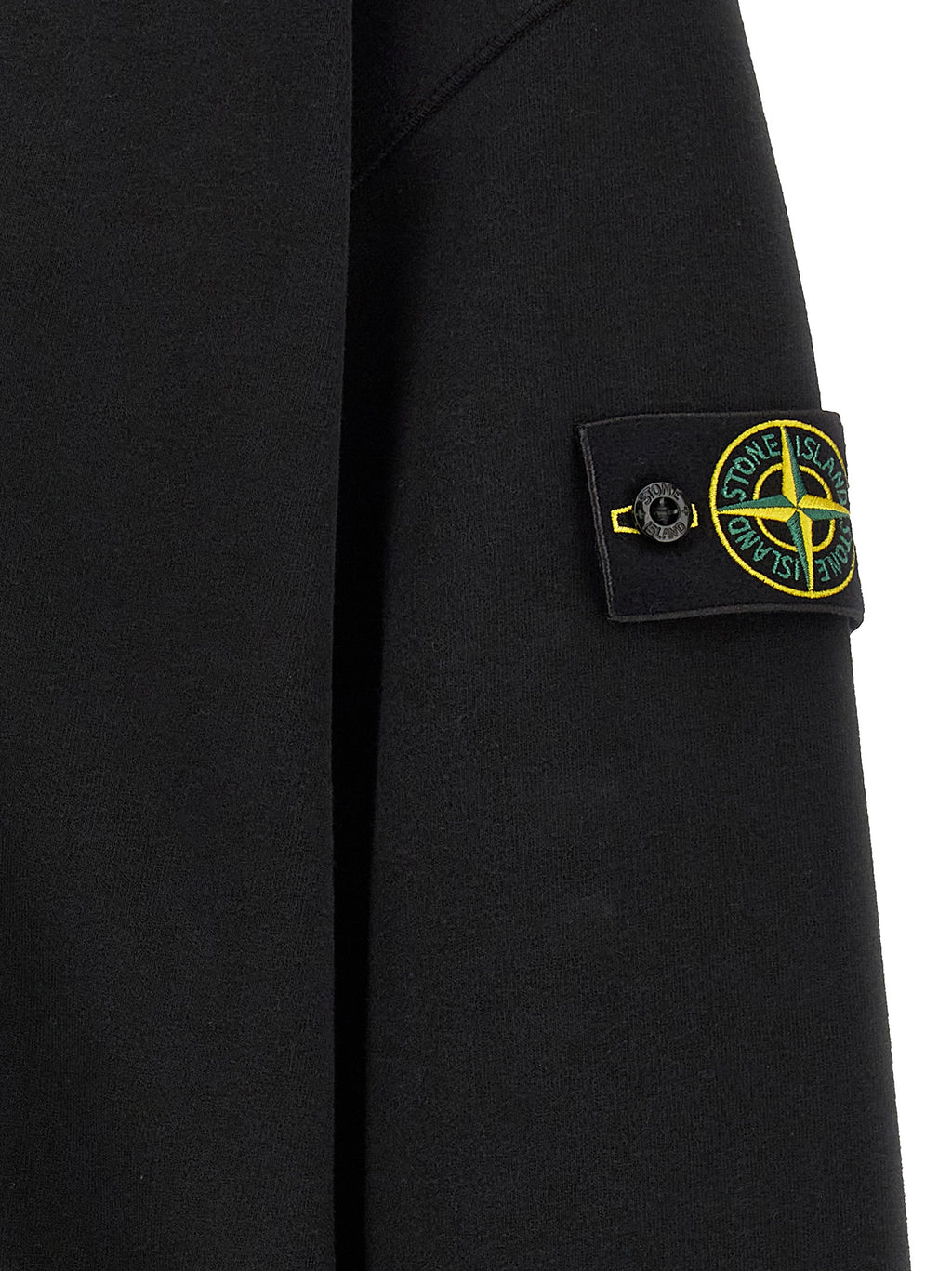 Stone Island Black Cotton Sweatshirt