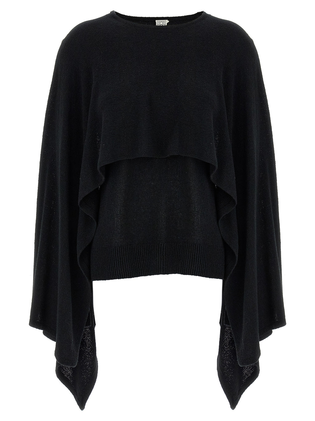 TOTEME Black Silk Cardigan