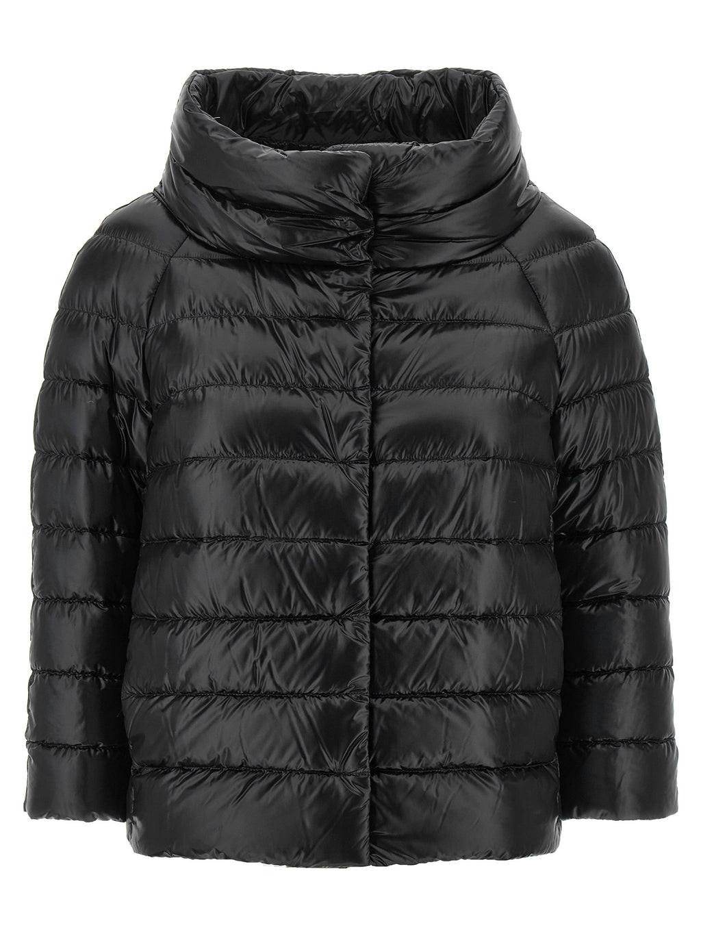 Herno Black Polyamide Full-Length Jacket