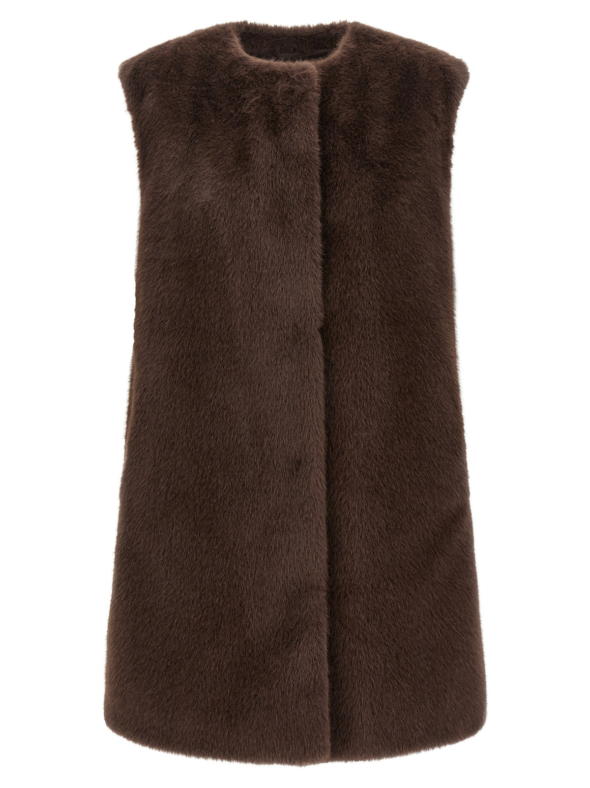 Doudoune sans manches Herno en polyester marron