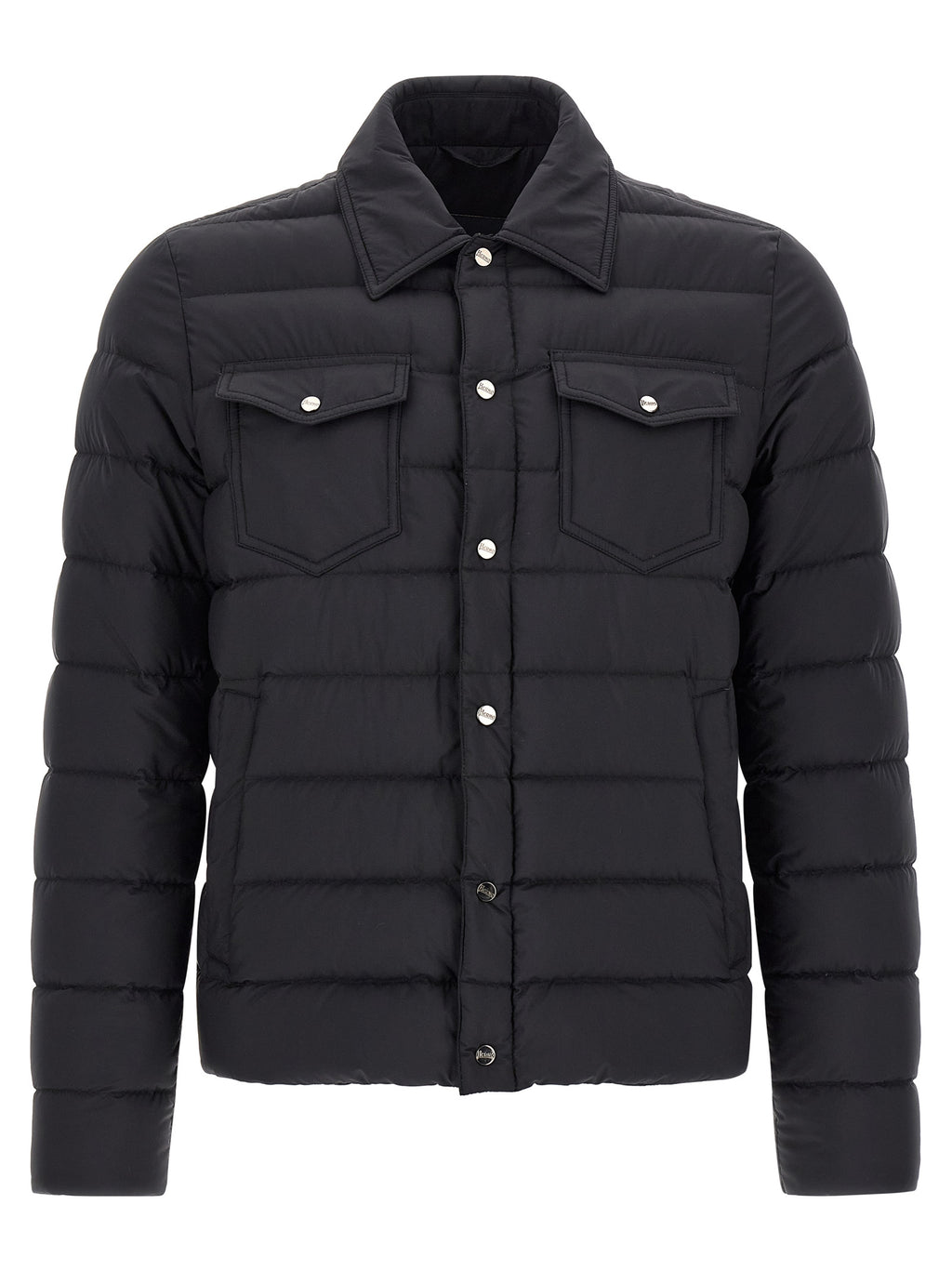 Veste longue Herno en polyamide noir