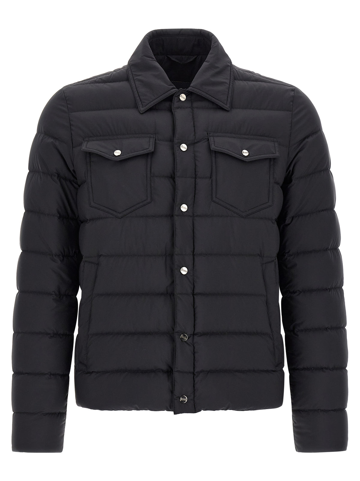 Veste longue Herno en polyamide noir