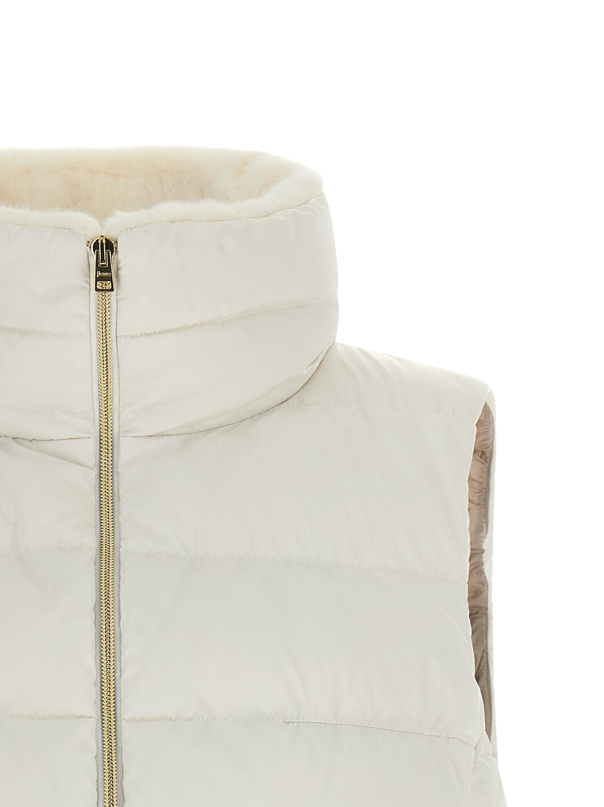 Herno Weste ärmellos aus weißem Polyester