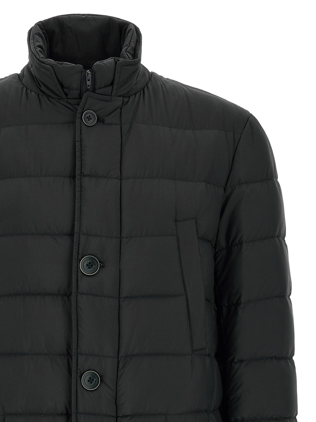 Herno Black Polyamide Full-Length Jacket