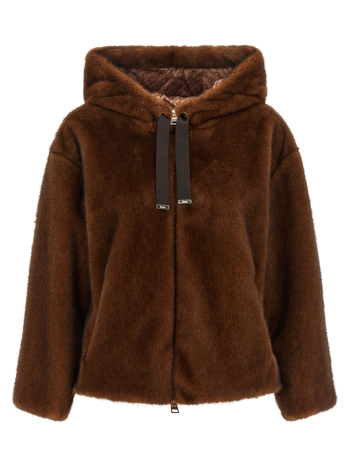 Herno Bomberjacke aus braunem Polyester