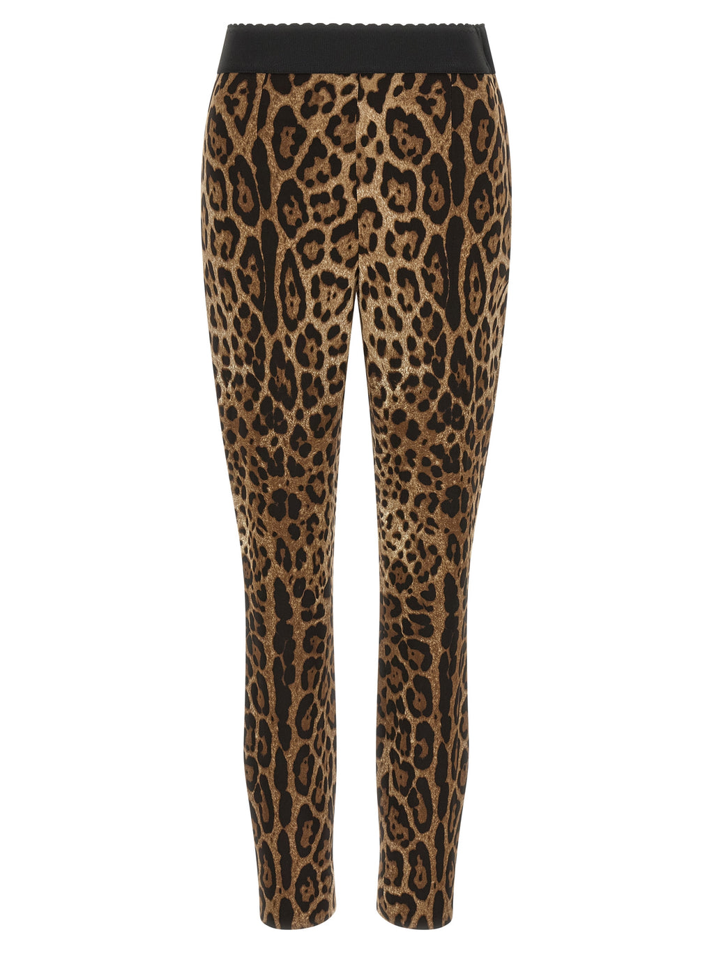 Dolce & Gabbana Braune Viskose-Leggings